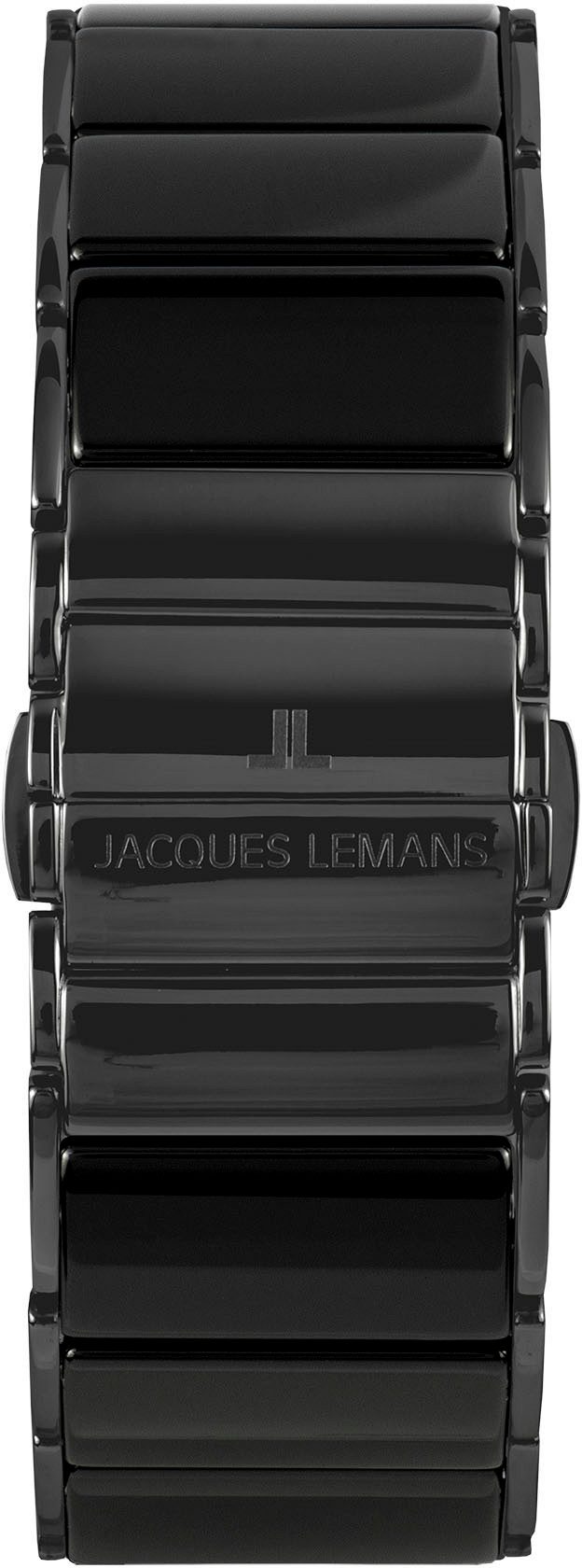 Jacques Lemans Keramisch horloge Dublin Quartz horloge, armbanduhr, dameshorloge, herenhorloge, datum, keramische band