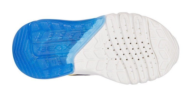 Geox Sneakers J CIBERDRON BOY E met knipperfunctie, vrijetijdsschoen, lage schoen, veterschoen