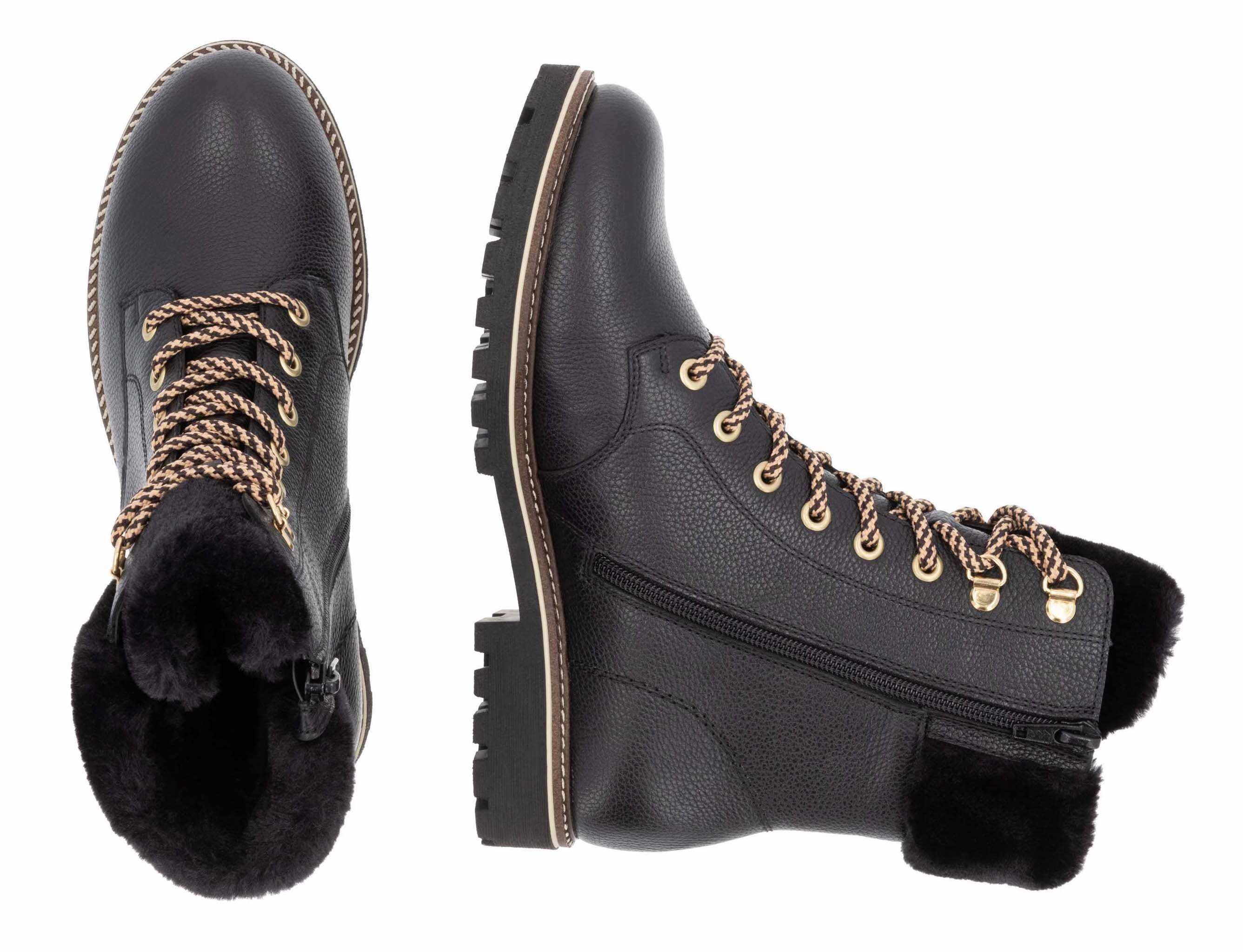Remonte Winterlaarzen Elisabeth Hurley-Collection , veterschoenen, outdoorschoen, veterschoenen met decoratieve gesp