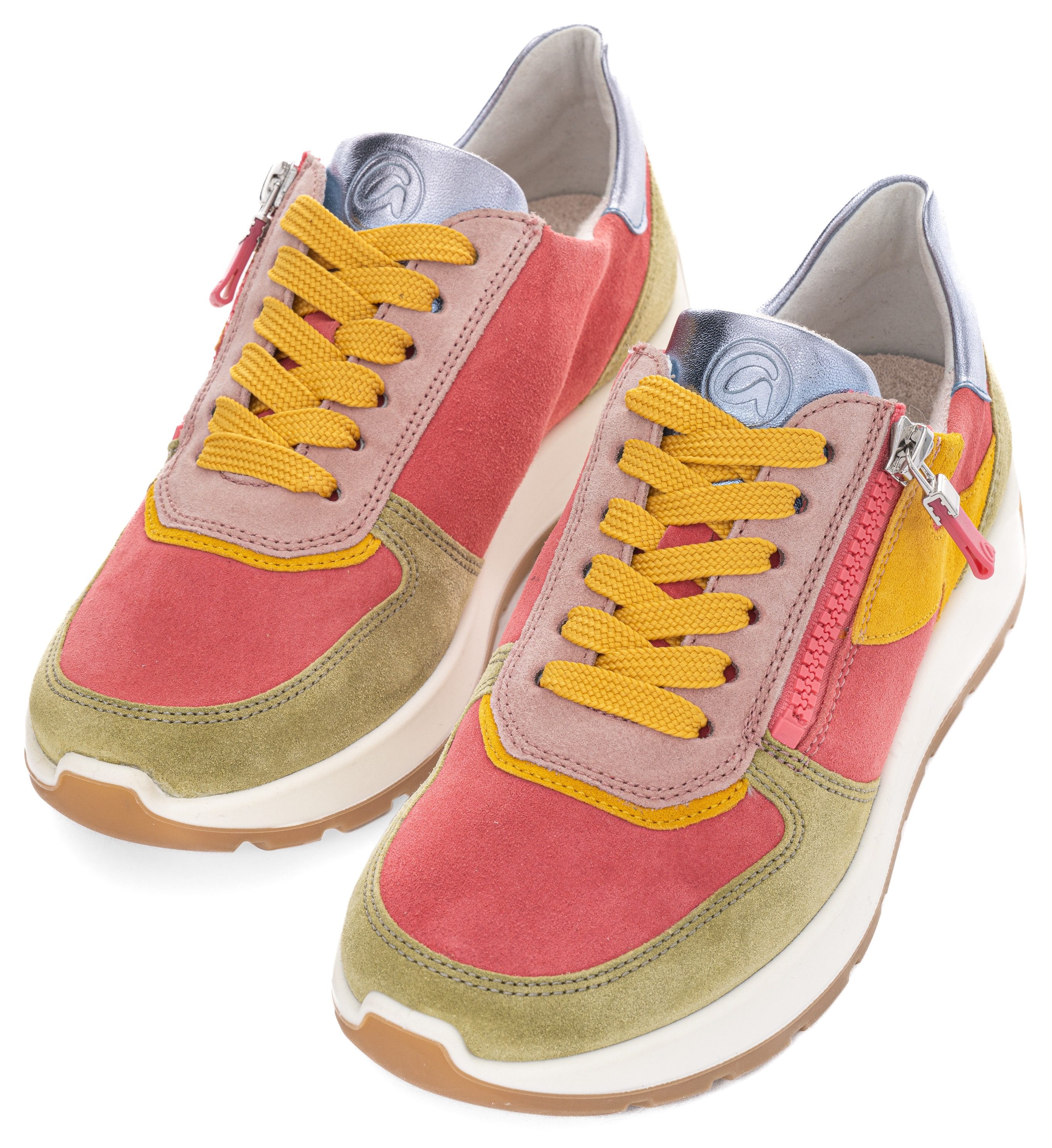 Ara Sneakers met sleehak New York , pride sneaker, veterschoen in comfortabele breedte h (= zeer breed)