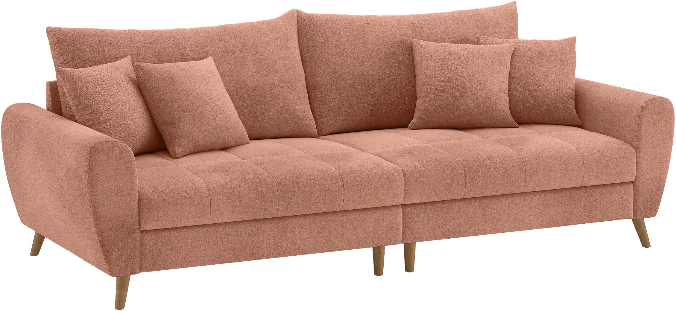 Mr. Couch Megabank Blackburn II Met koudschuimvering tot 140 kg belastbaar oranje, xxl banken