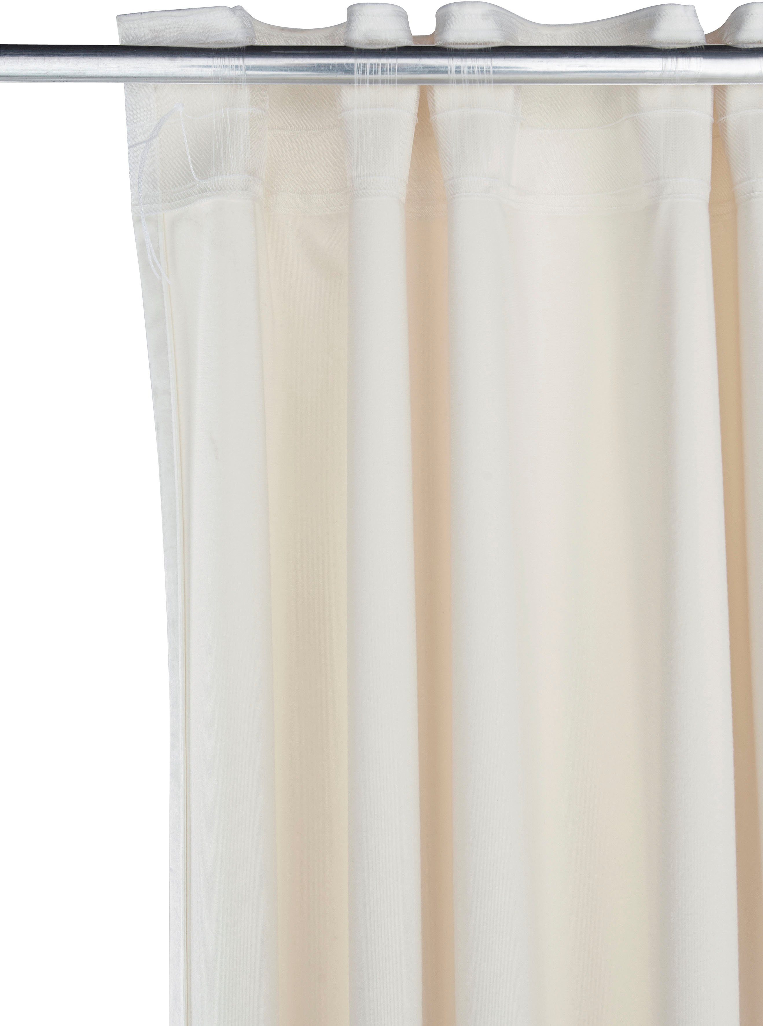 Guido Maria Kretschmer Home&Living Gordijn Fluweel ondoorzichtig, monochroom, fluweel look, basic (1 stuk)
