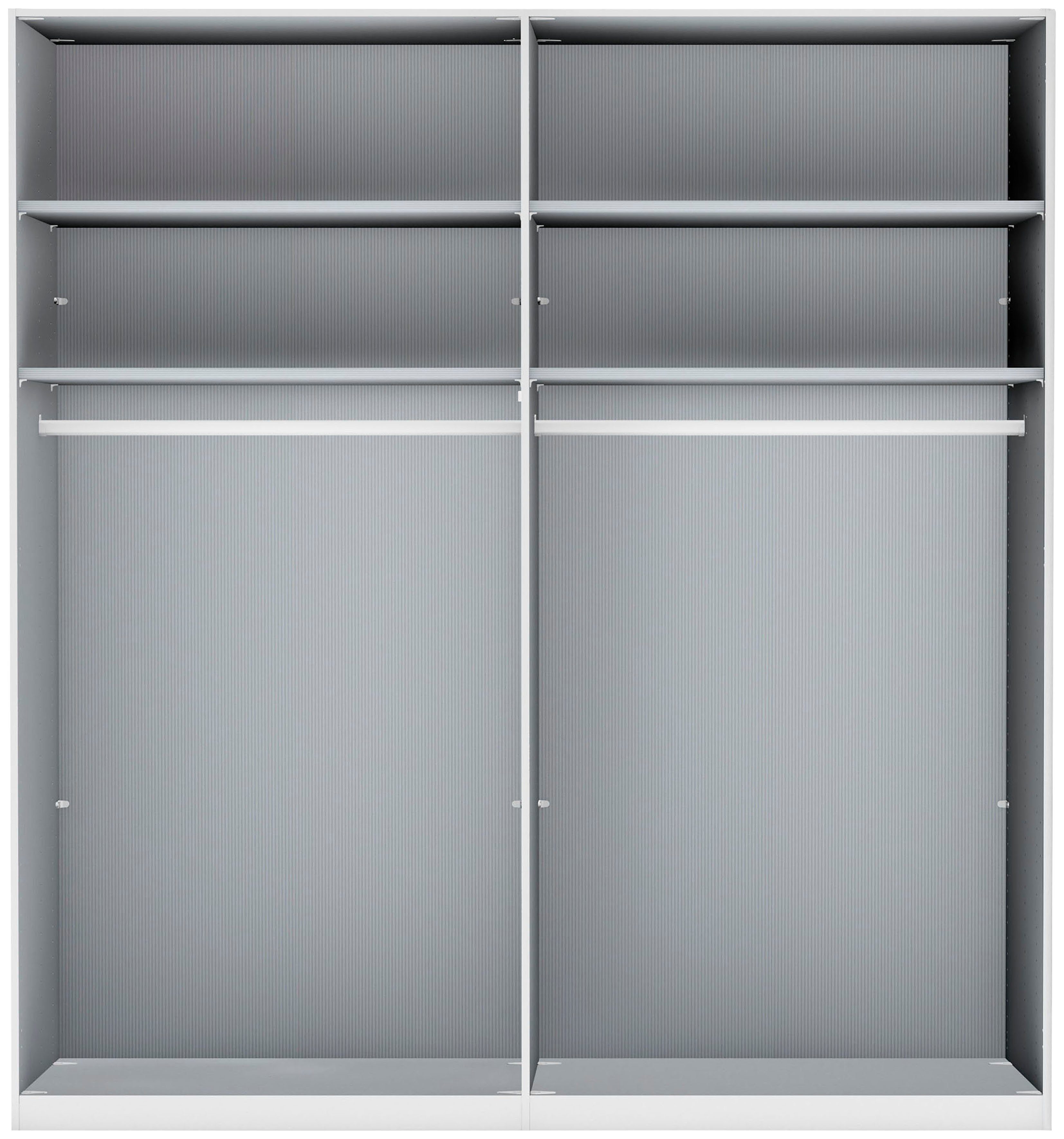 WIEMANN Draaideurkast Monaco, made in Germany, chic glazen front, in verschillende kleuren,