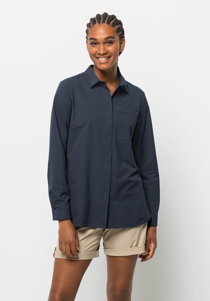 Jack Wolfskin Outdoorblouse LIGHT WANDER LS SHIRT W