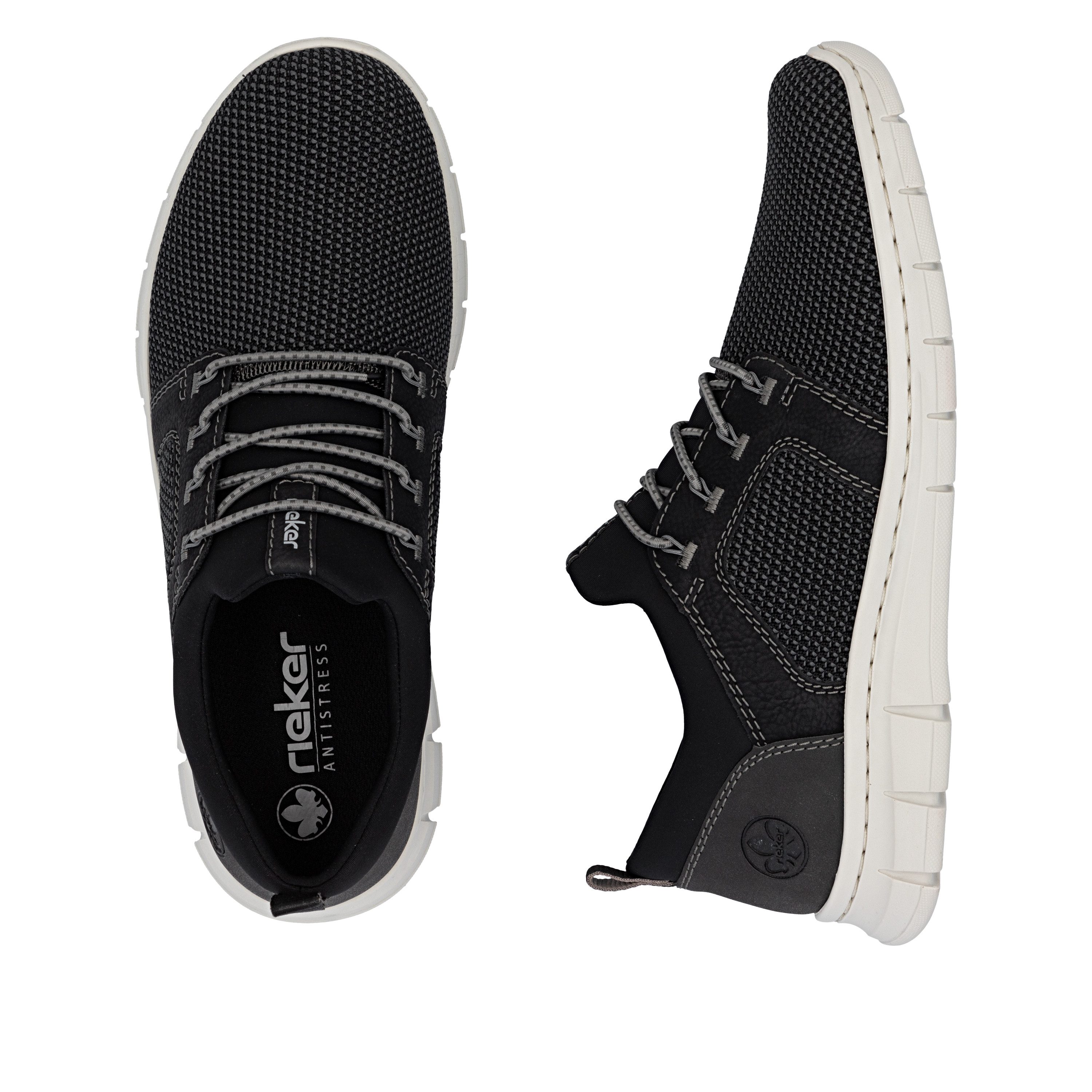 Rieker Slip-on sneakers , instapschoen, lage schoen, vrijetijdsschoen met elastiek, om in te stappen