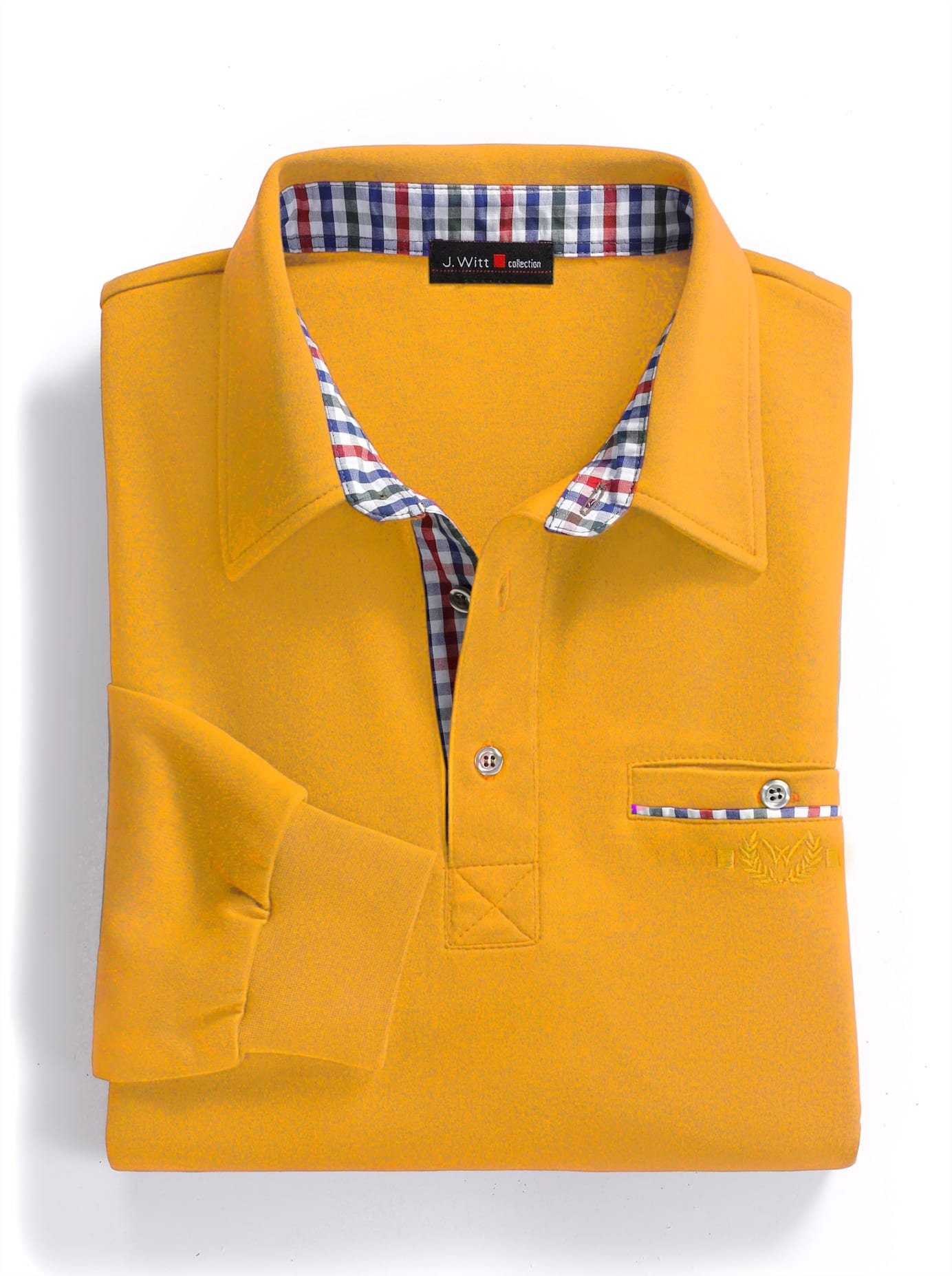Marco Donati Poloshirt Shirt met lange mouwen (1-delig)