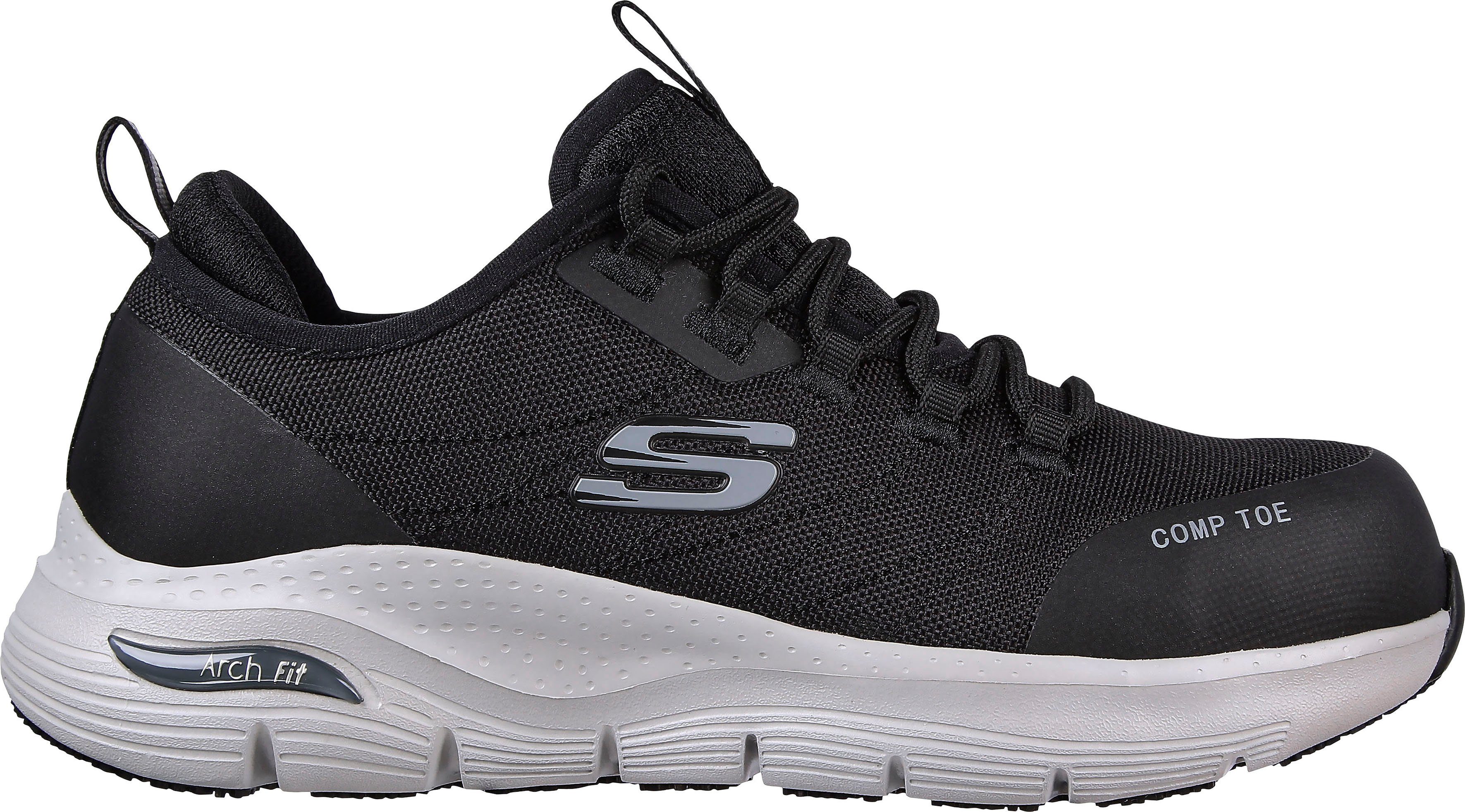Skechers Veiligheidsschoenen ARCH FIT SR-EBINAL S3 ESD, licht en sportief, doorsteekveilig