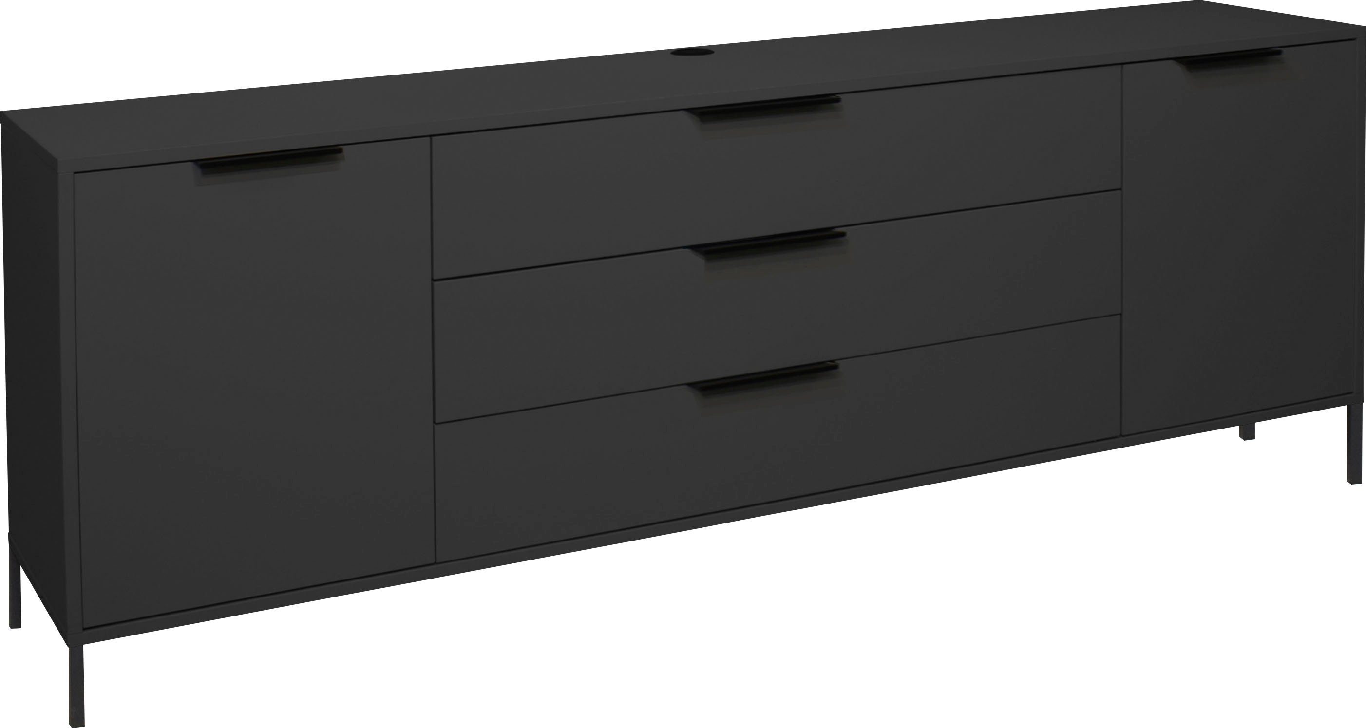 Mäusbacher Dressoir Bonnie TOPSELLER! Sideboard met vierkant frame dressoirs zwart