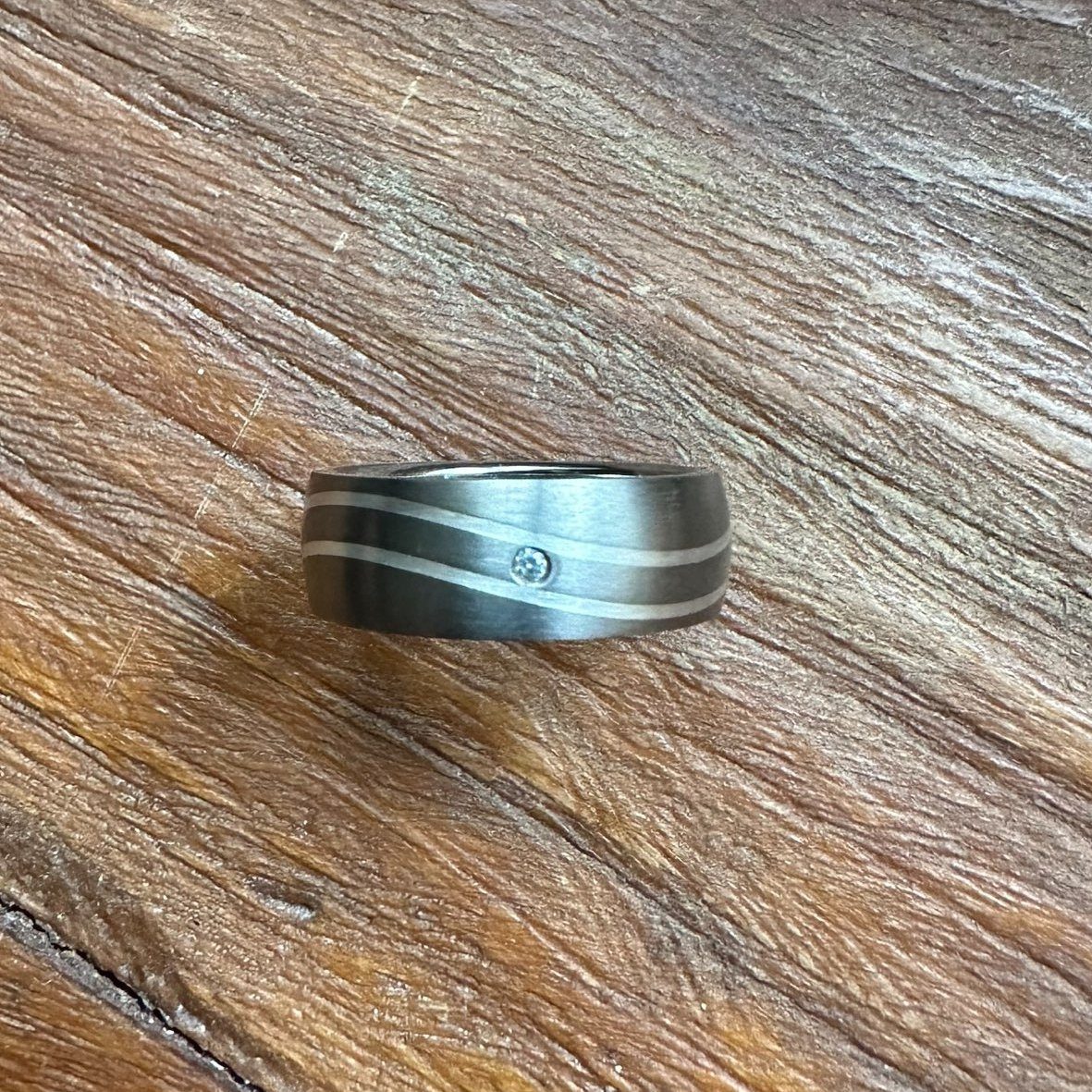 Firetti Partnerring Sieraad cadeau "LIEFDE" titanium met of zonder zirkoon (synthetisch)