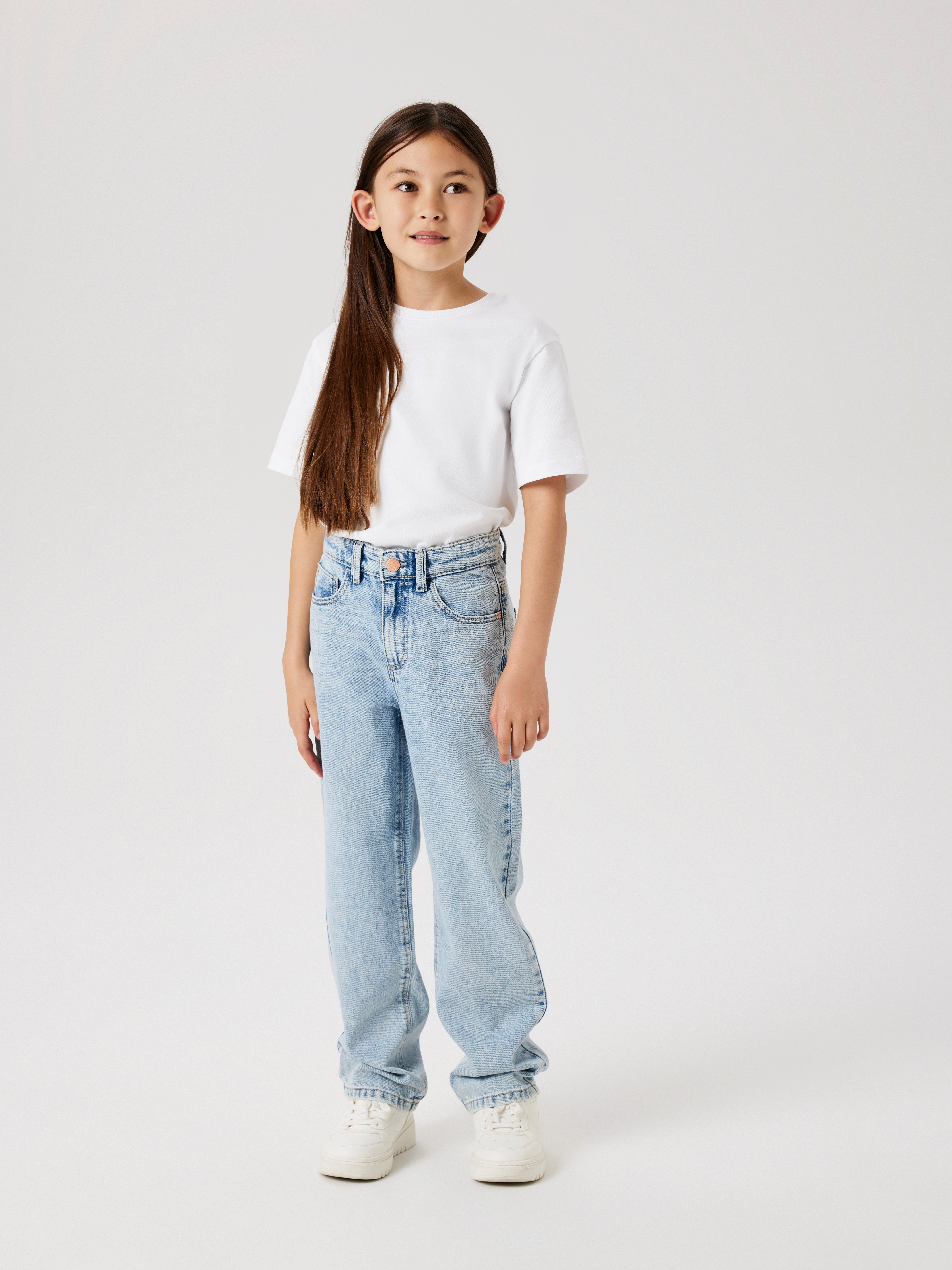 Name It Straight jeans NKFROSE HW STRAIGHT JEANS 9222-BE NOOS meisjes jeans maat 164 blauw