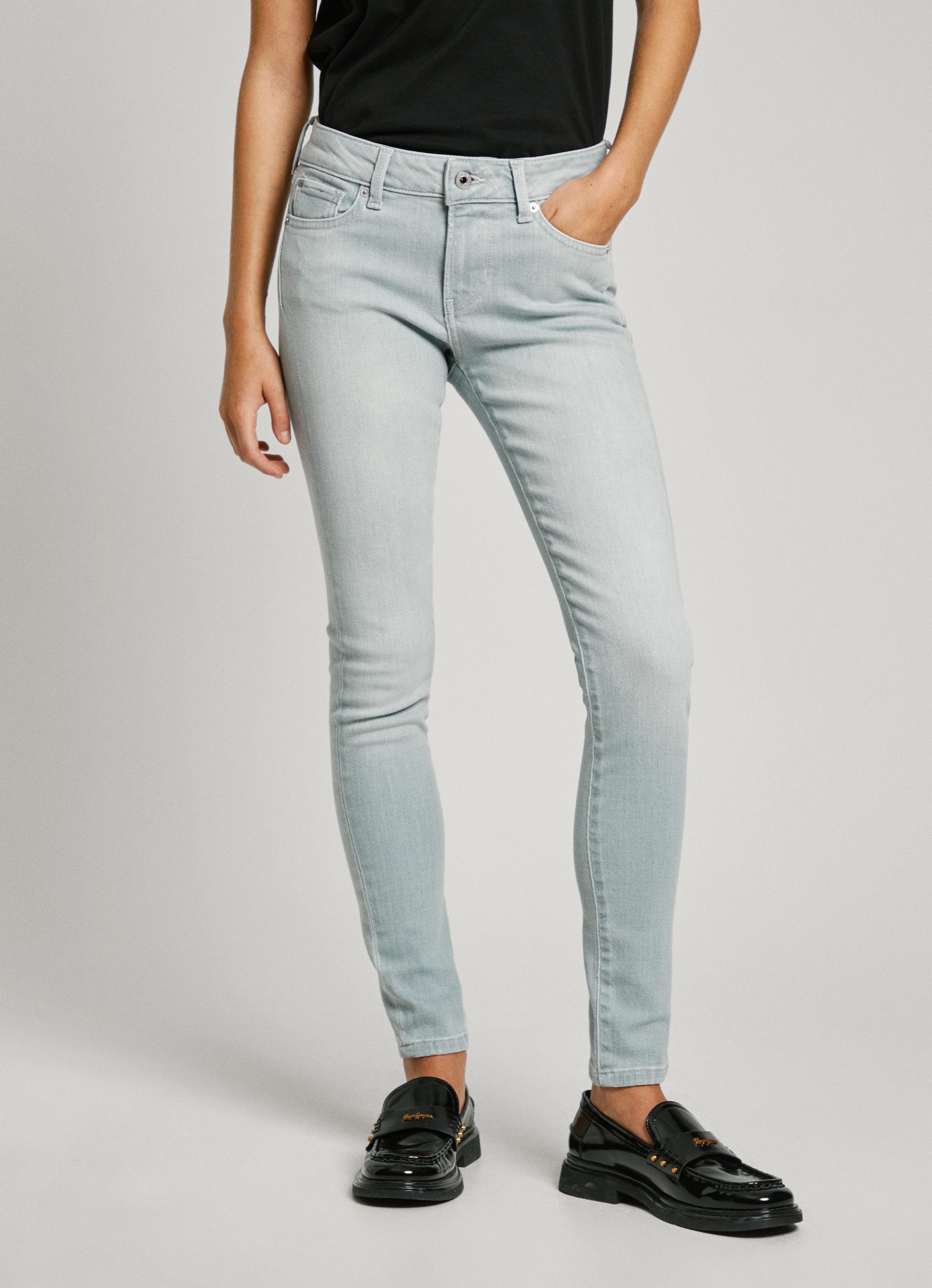 Pepe Jeans Skinny fit jeans SKINNY JEANS LW in verschillende wassingen