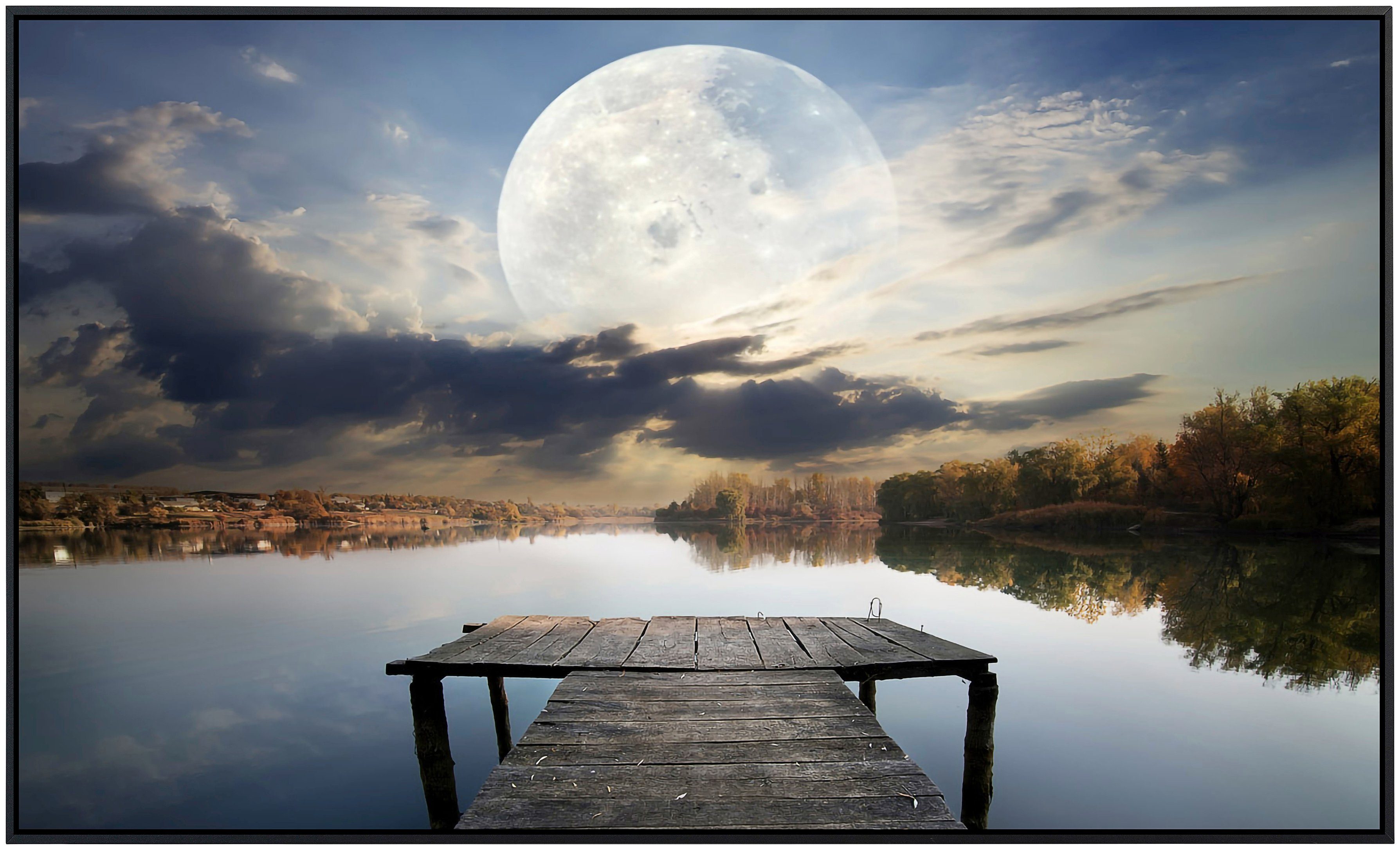 Papermoon Infraroodverwarming Verbindingsstuk in het water met maan