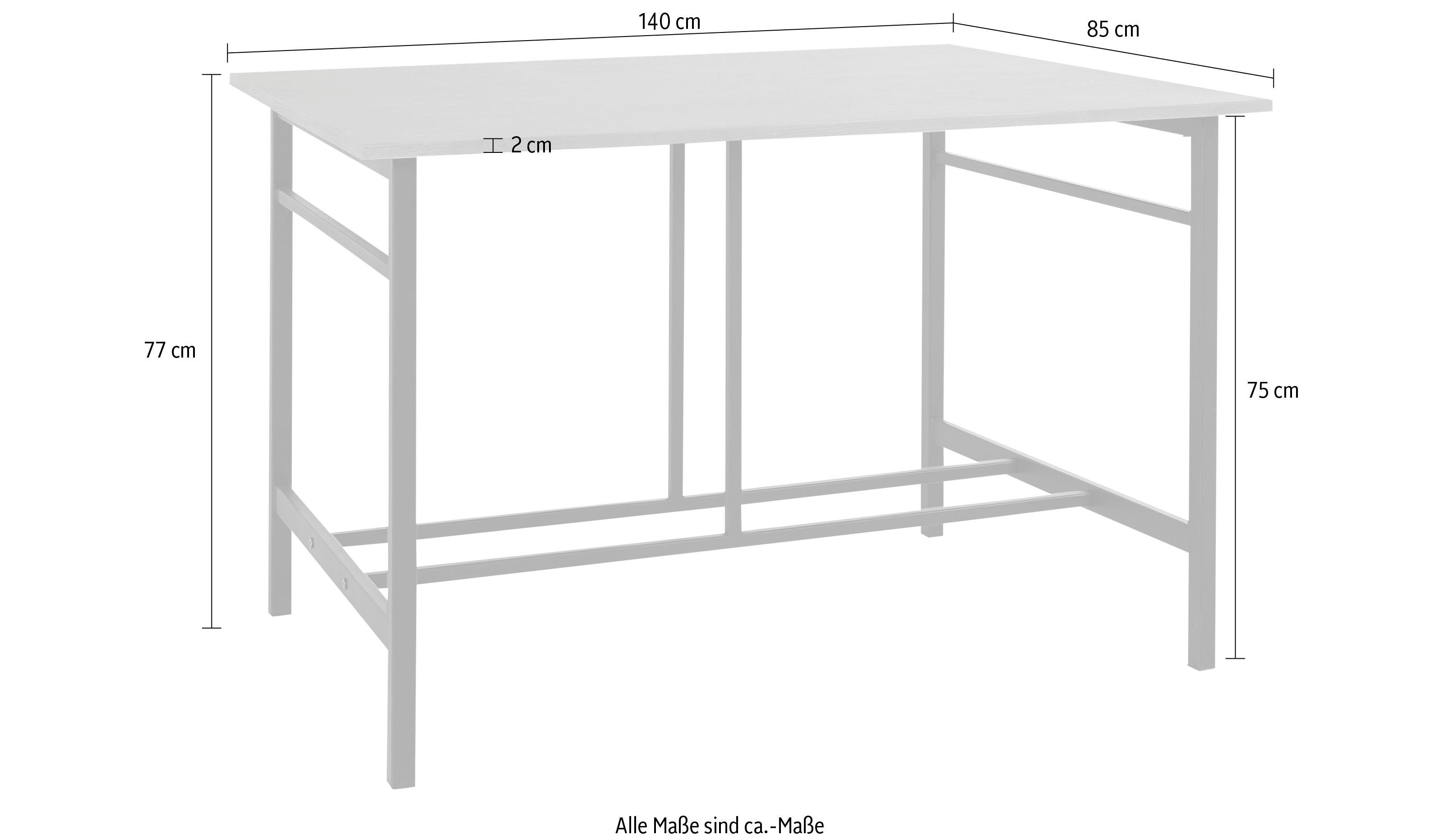 Guido Maria Kretschmer Home&Living Eettafel Sare met echt houtfineer van eiken