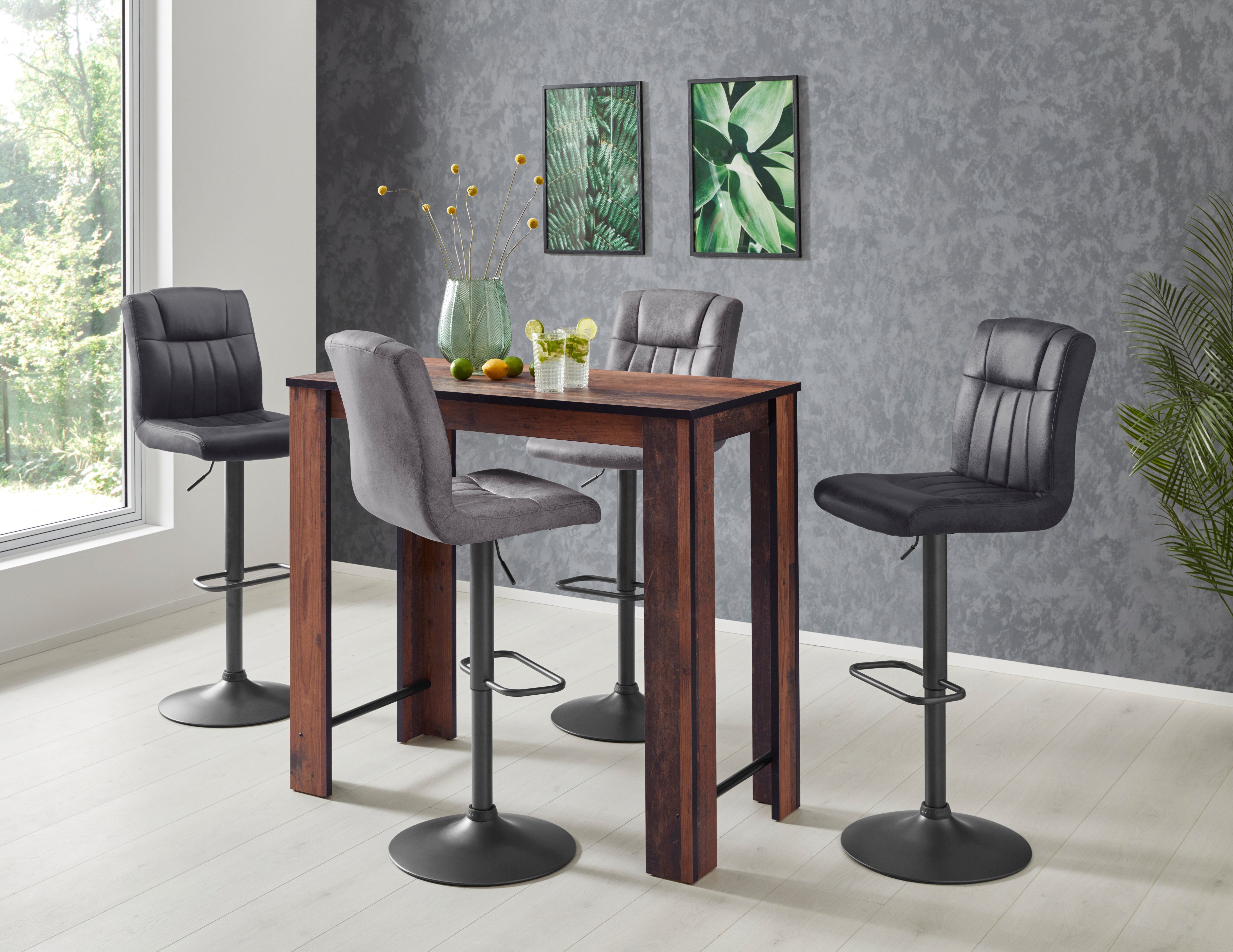 HELA Barkruk Elke H (set, 2 stuks) barkrukken zwart