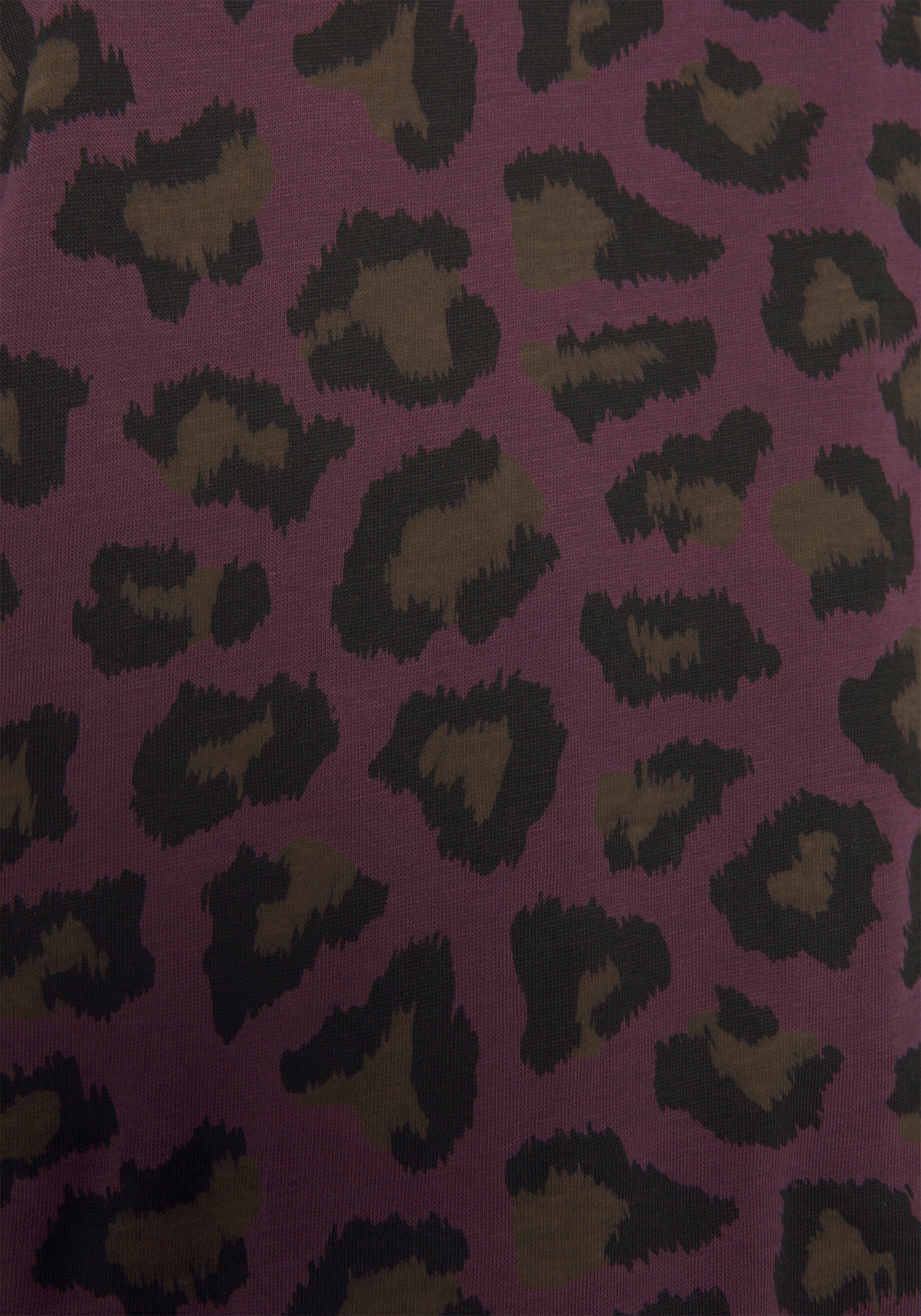Vivance Dreams Pyjama met tonale dierenprint (2-delig)