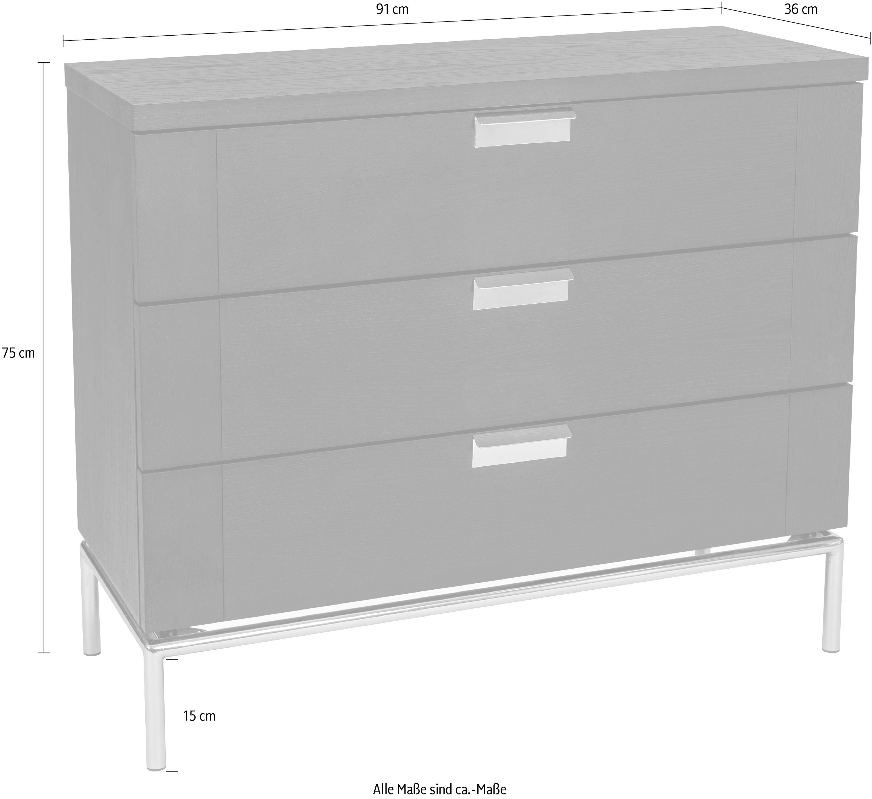 Woodman Kast Houtfineer van walnoot, Scandinavisch design