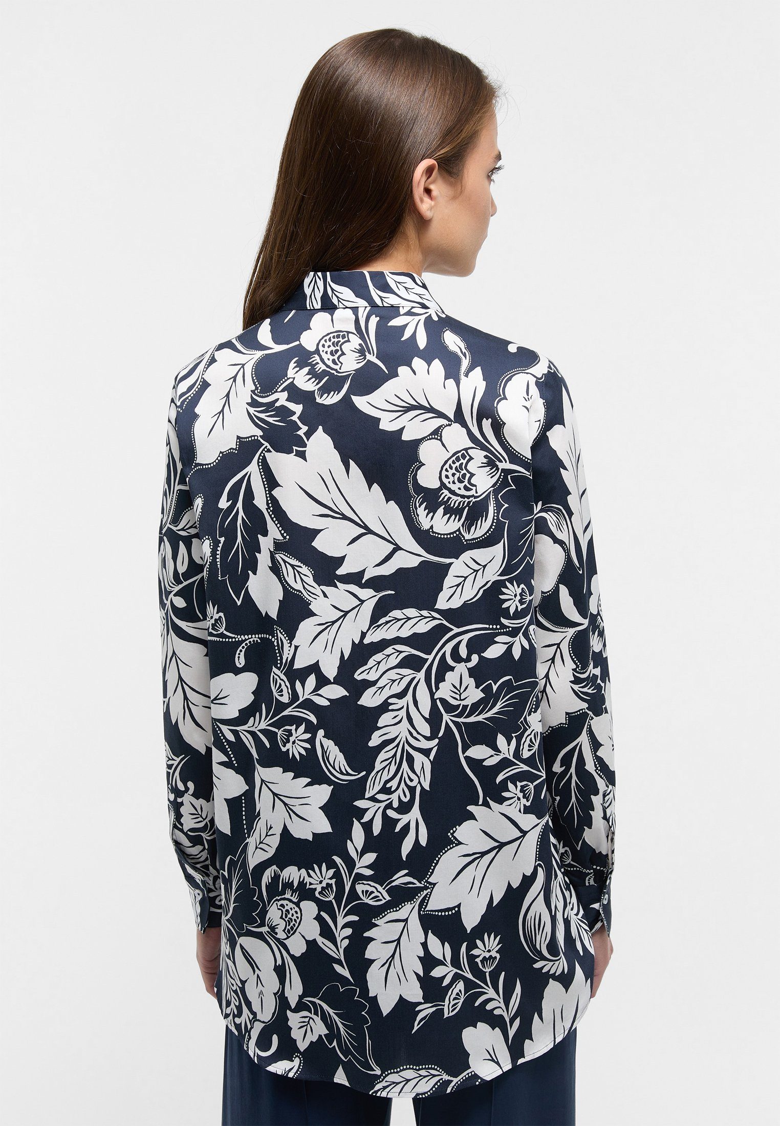 Eterna Overhemdblouse Loose fit EASY IRON (gemakkelijk te strijken)