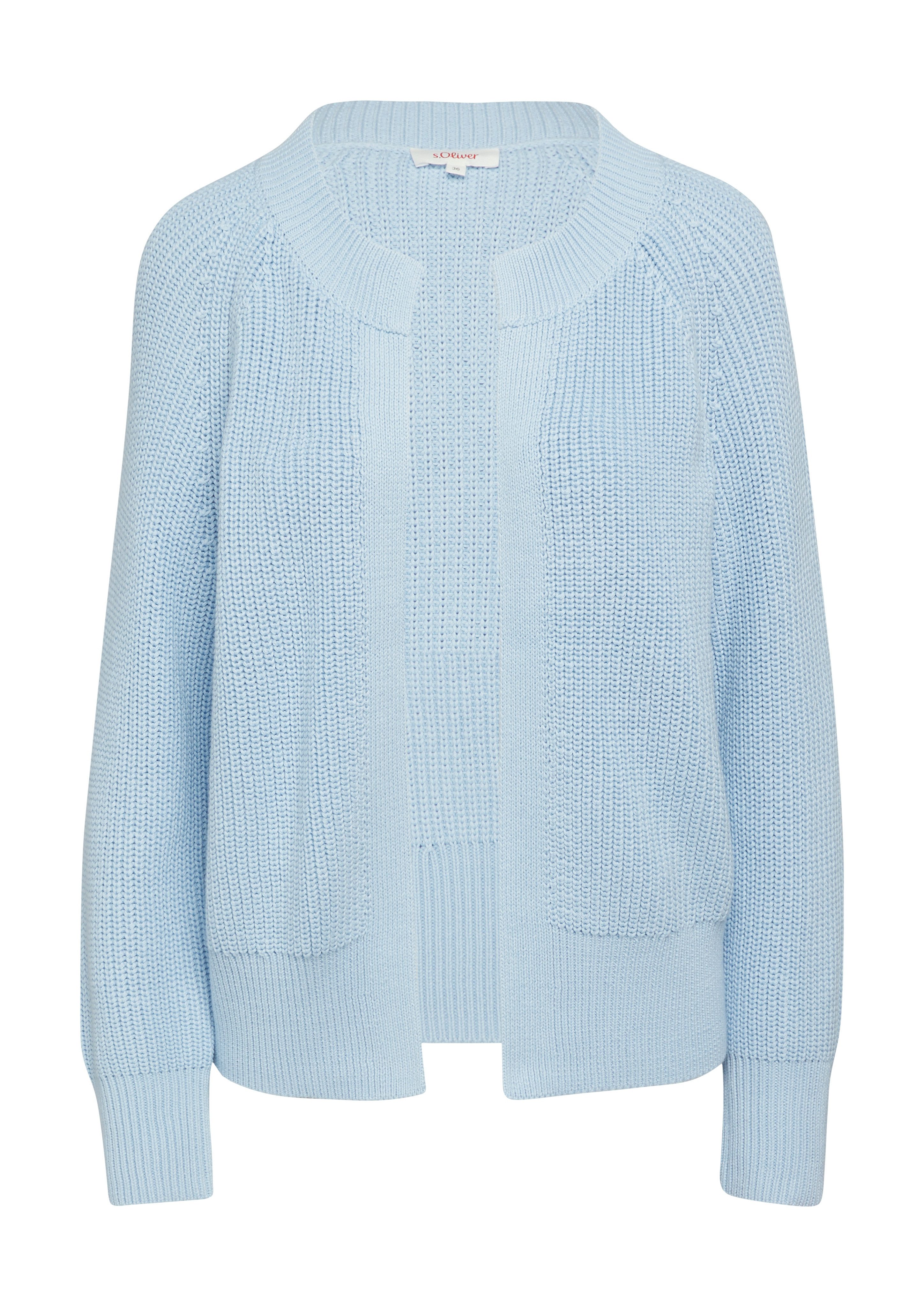 s.Oliver Vest met raglanmouwen