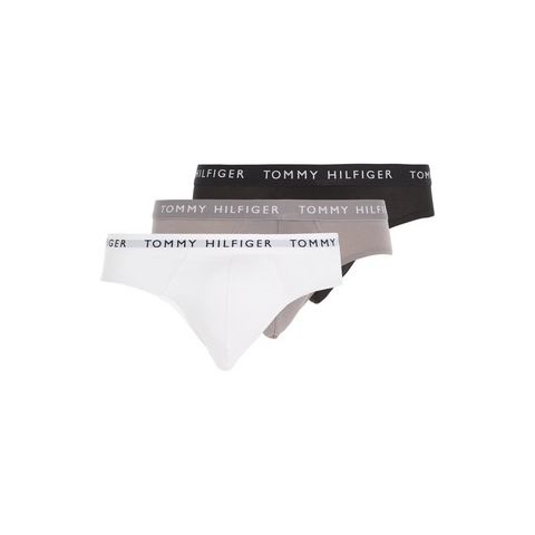 Tommy Hilfiger Underwear Slip met contrastkleurige onderbroekband (set, 3 stuks, Set van 3)