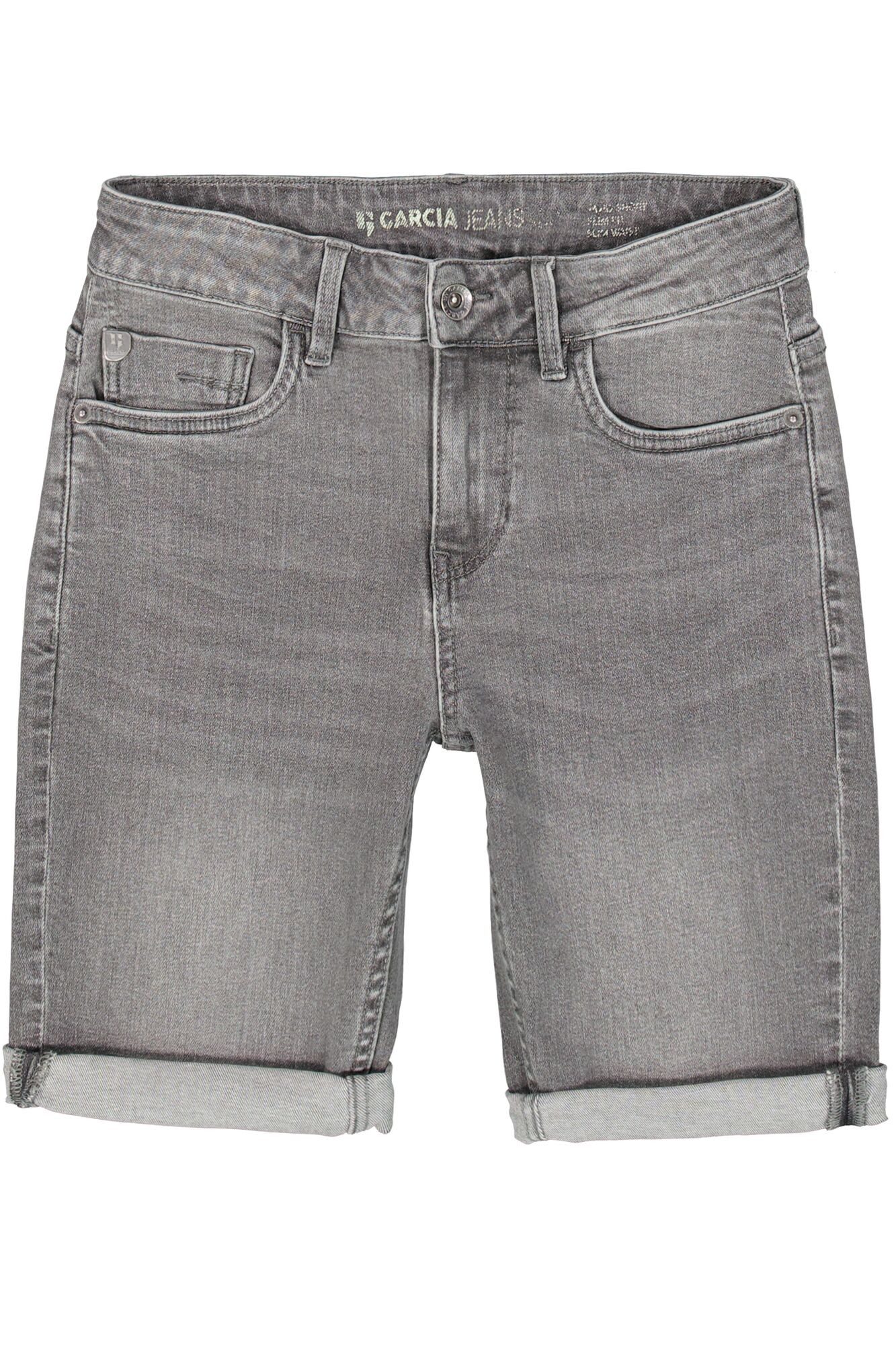 Garcia Jeansshort TAVIO met used-effecten