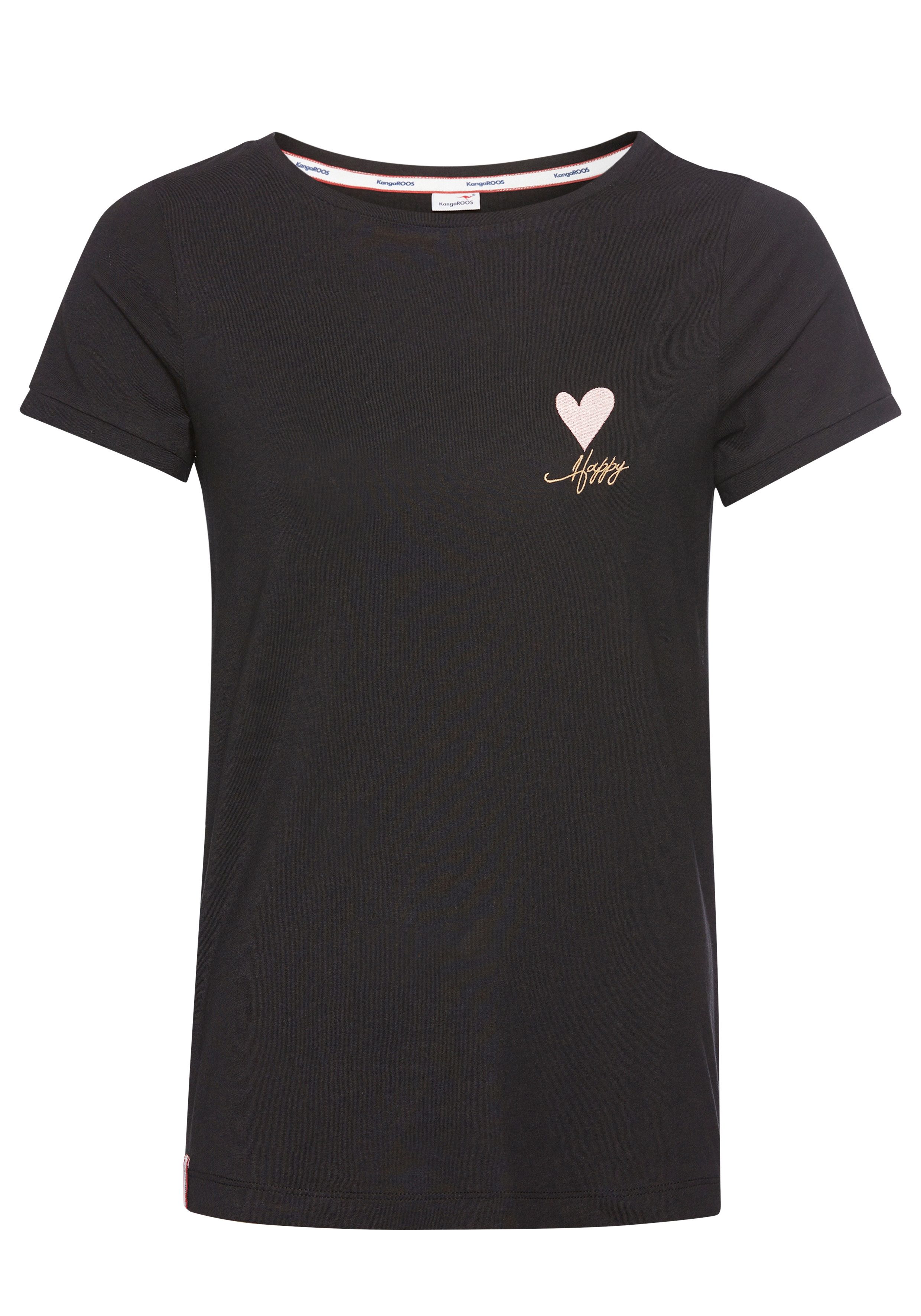 KangaROOS T-shirt van zachte katoenstof (2-delig, Set van 2)