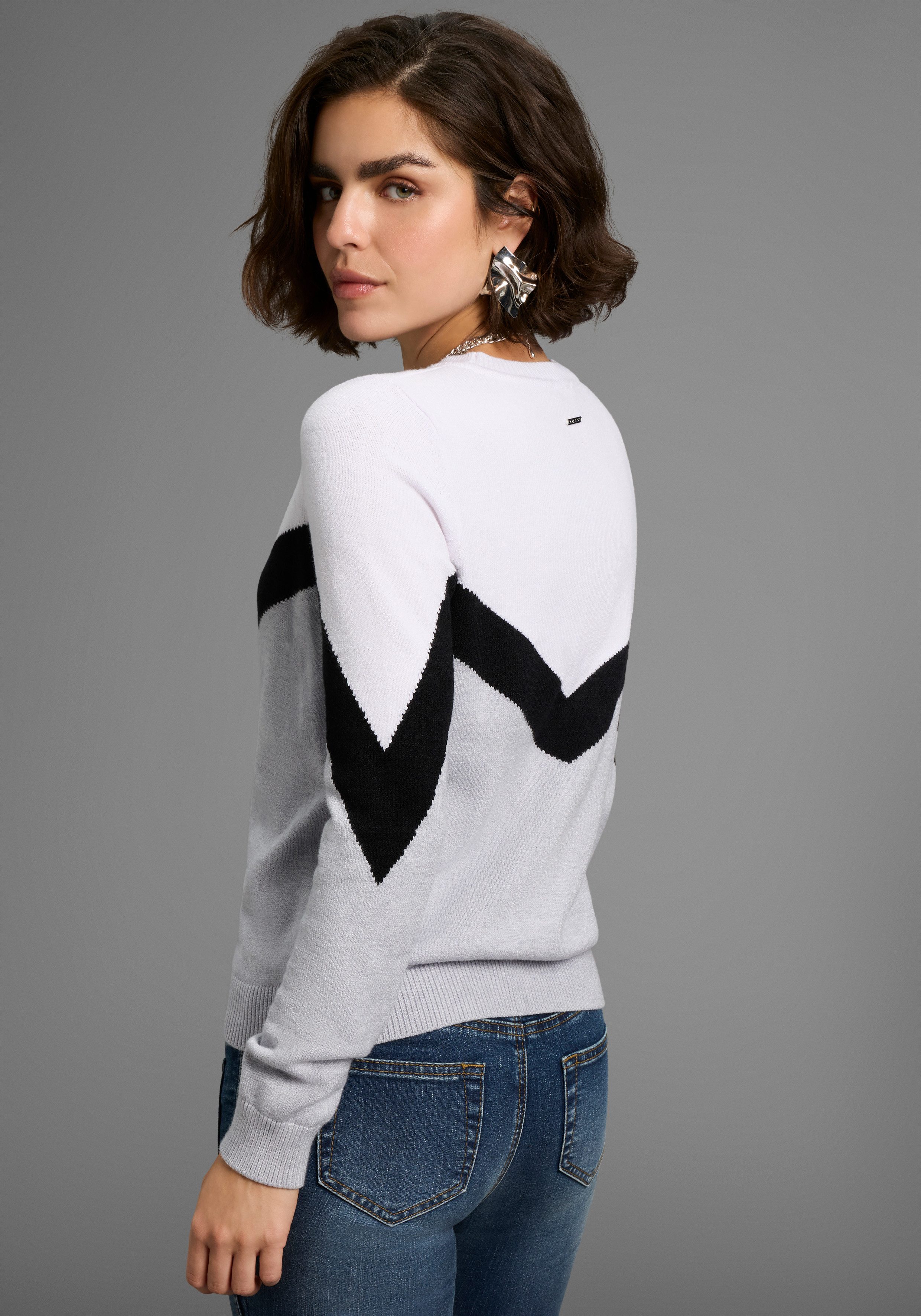 Laura Scott Trui met ronde hals