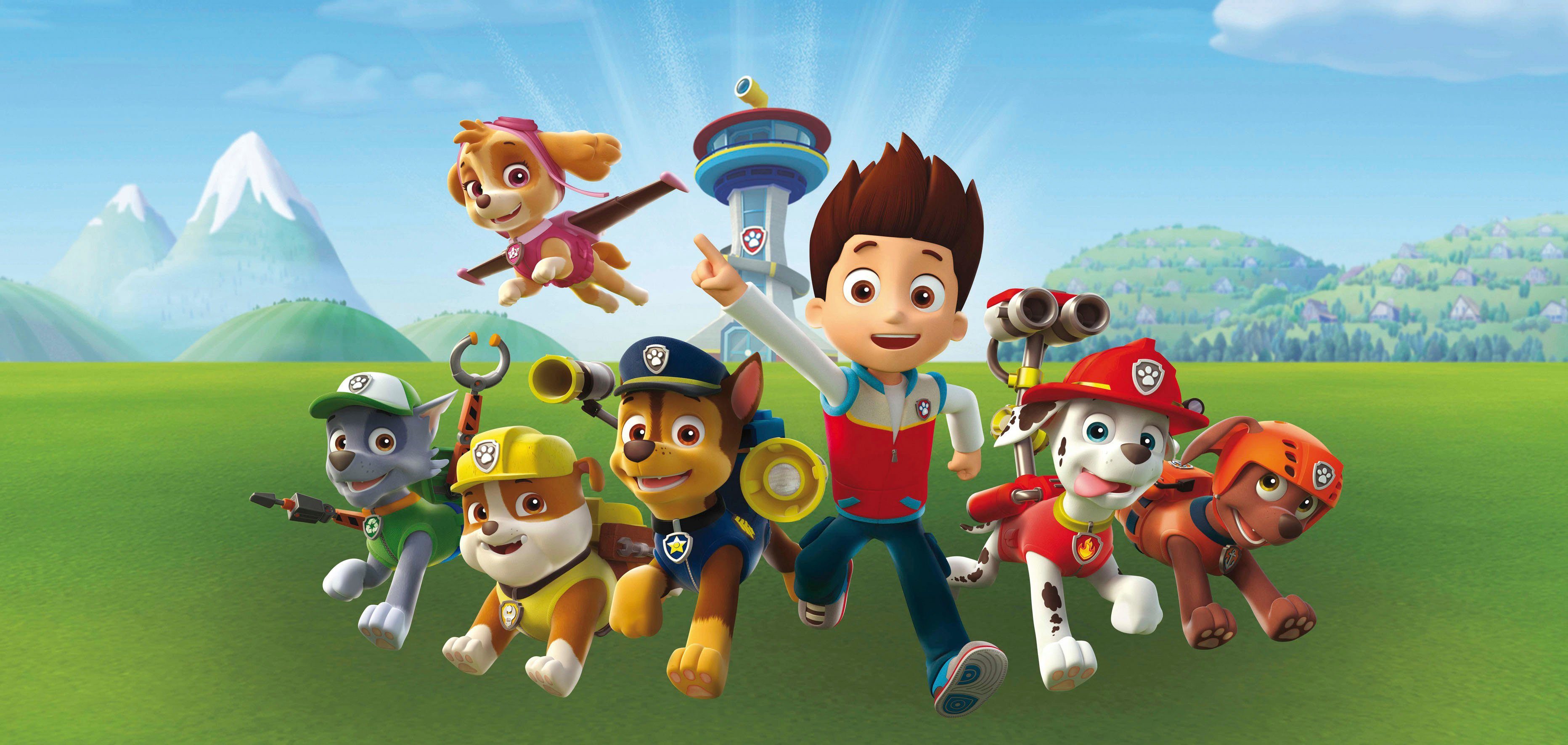 Bönninghoff Artprint op linnen Paw Patrol (1 stuk)