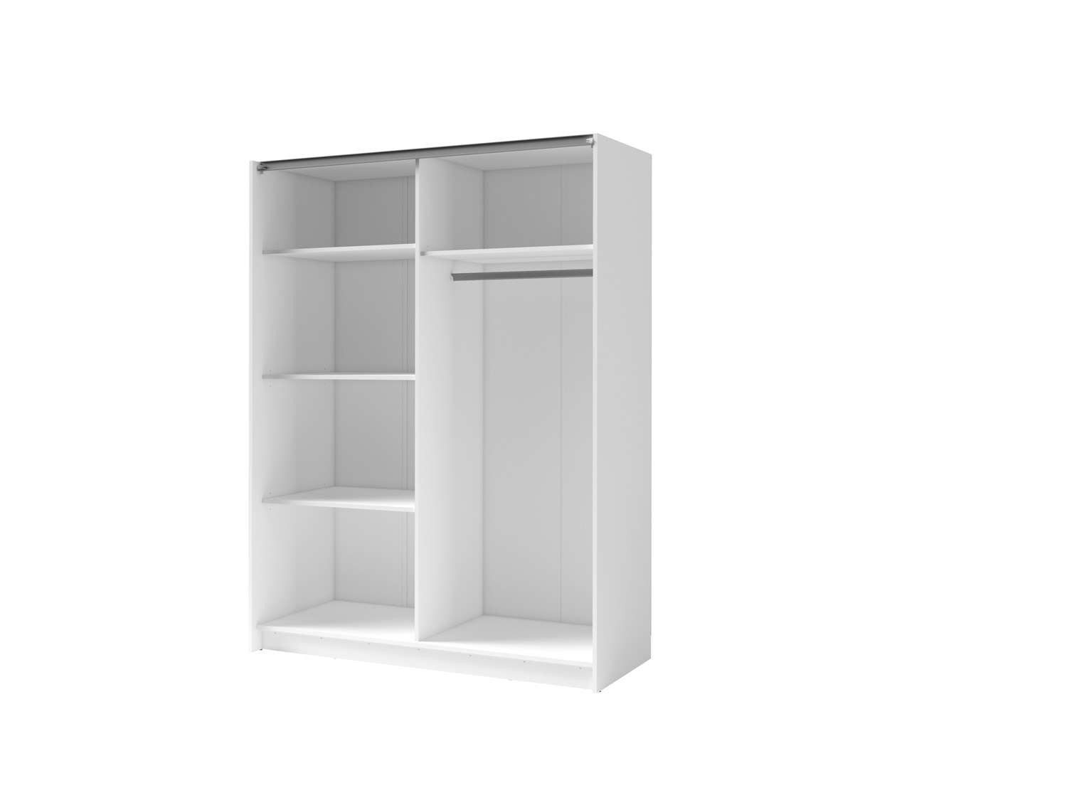 INOSIGN Kledingkast Charisy met spiegel, 4 inlegplanken en kledingstang
