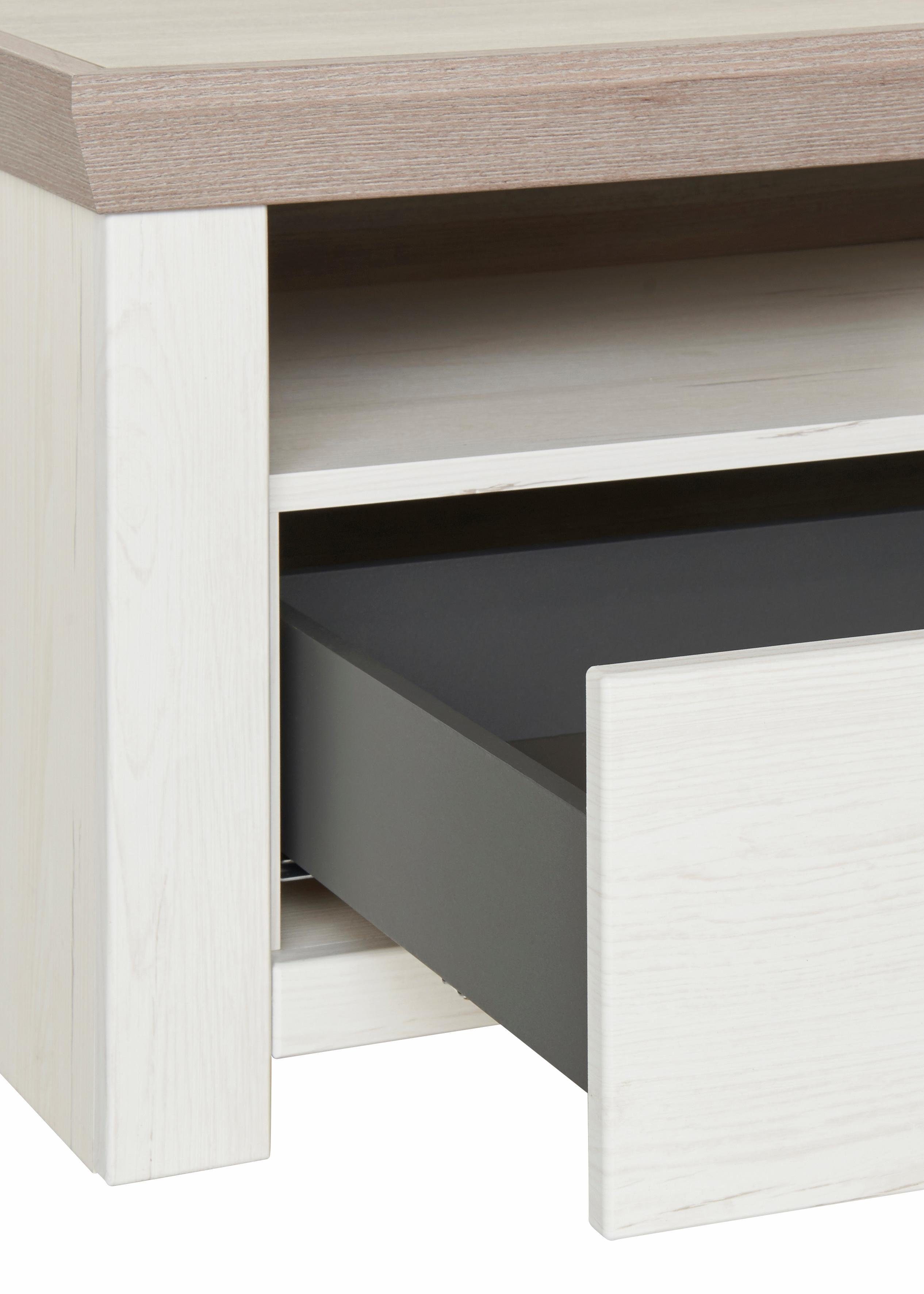 set one by Musterring Tv-meubel York Type 31, met 2 laden, verlichting optioneel, breedte 140 cm