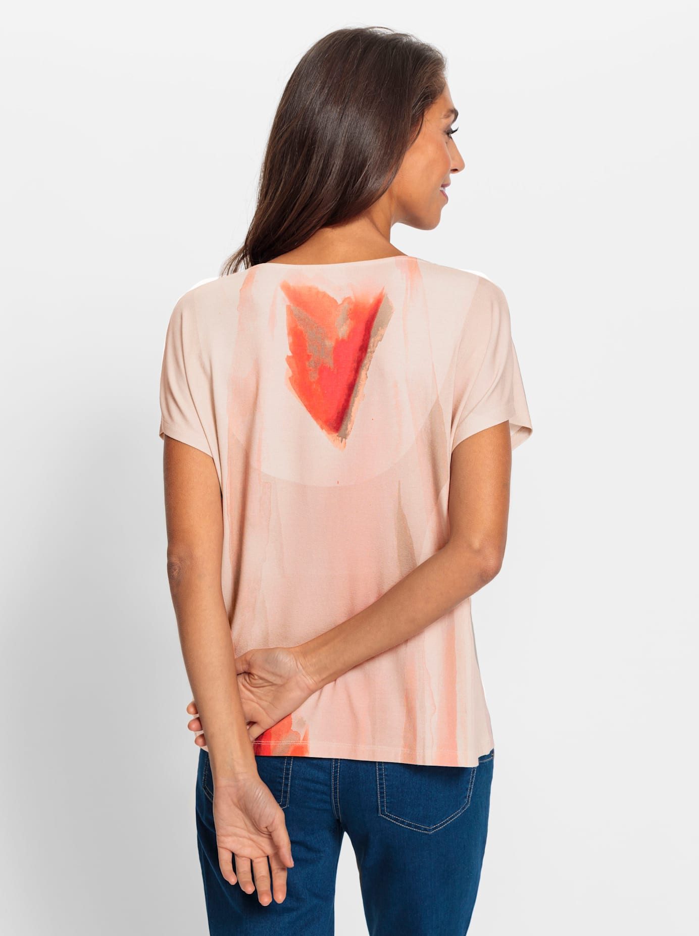 heine Shirt met korte mouwen Gedessineerd shirt (1-delig)
