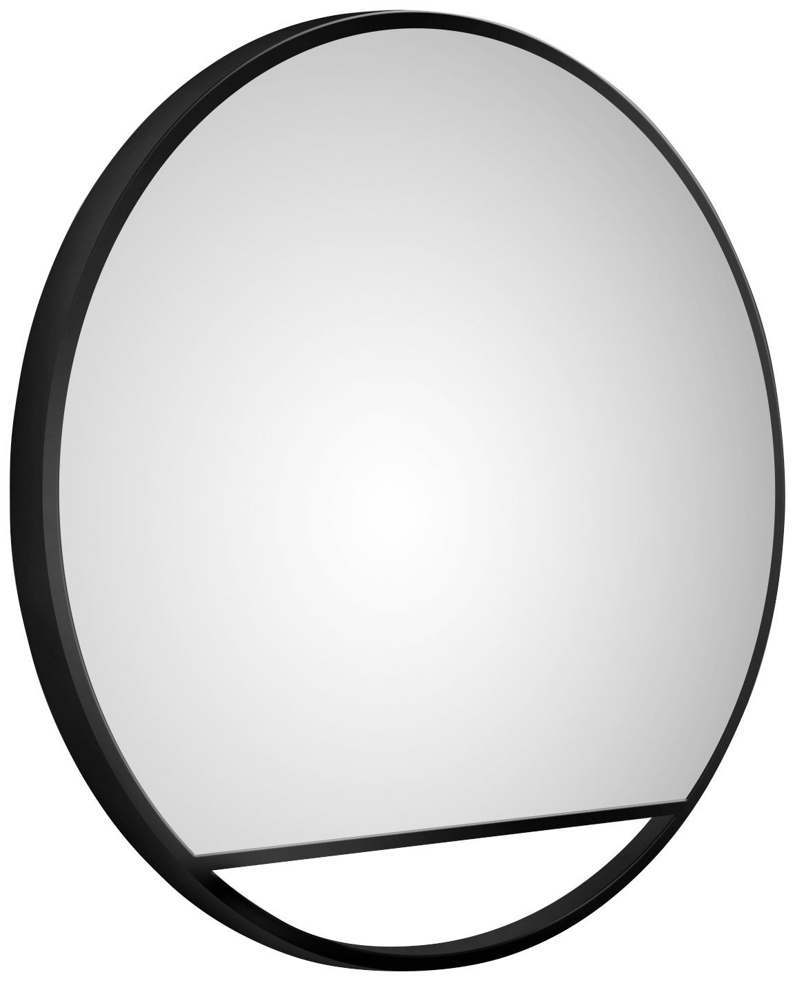 Talos Wandspiegel decoratieve ronde spiegel met aluminiumframe, ø 80 cm