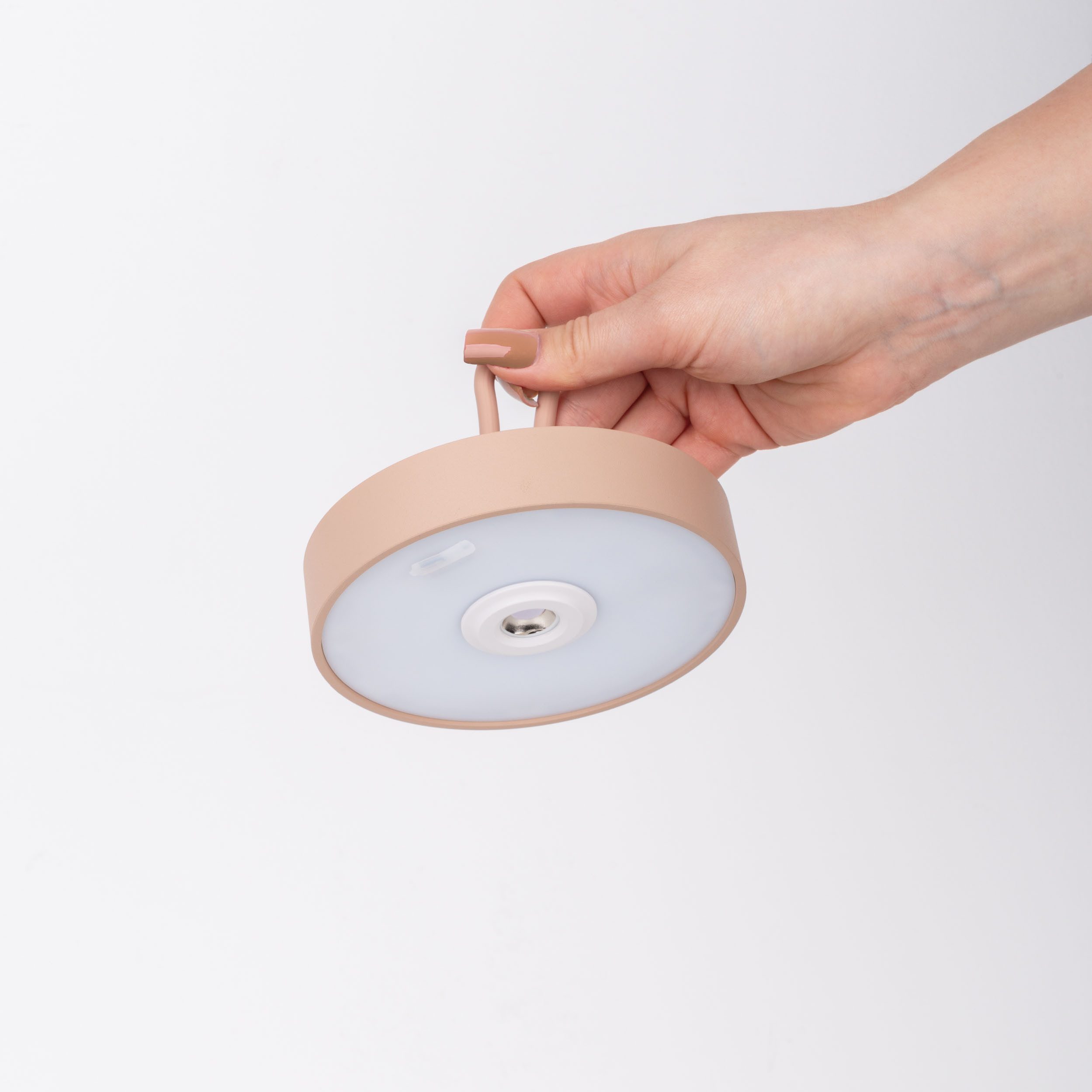 Home affaire Led-tafellamp Charmont met houten voet, afneembare hoofdkant als hanglamp te gebruiken oplaadbaar, incl. accu + usb-kabel, hoofdeinde magnetisch, afneembaar, hout (1 stuk)