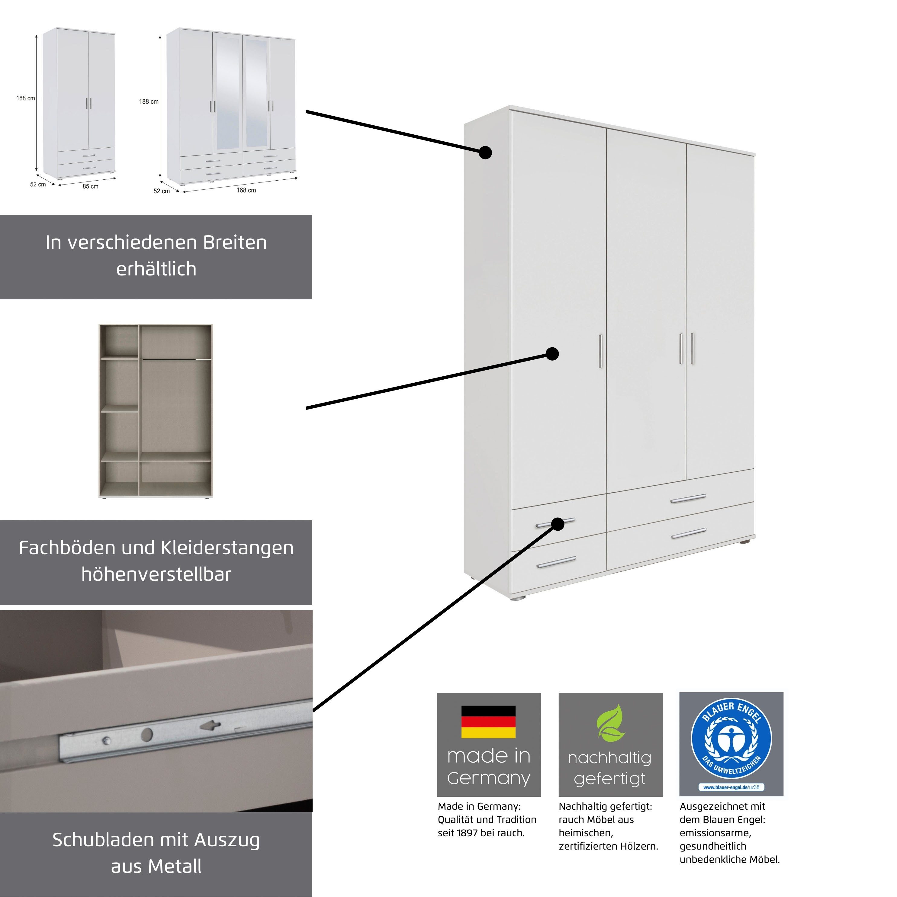 rauch Kledingkast Rasa bestseller kast voor elke kamer Slaapkamerkast klassieker Otto's Choice garderobe