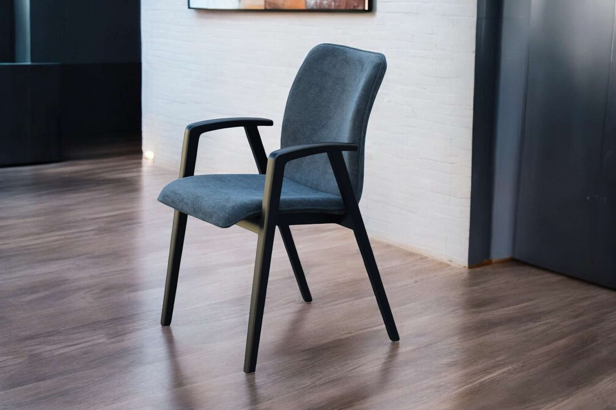 Home affaire Stoel met armleuningen Loreen eetkamerstoel, gestoffeerde stoel, woonstoel, eetstoel met armleuningen (set, 2 stuks)