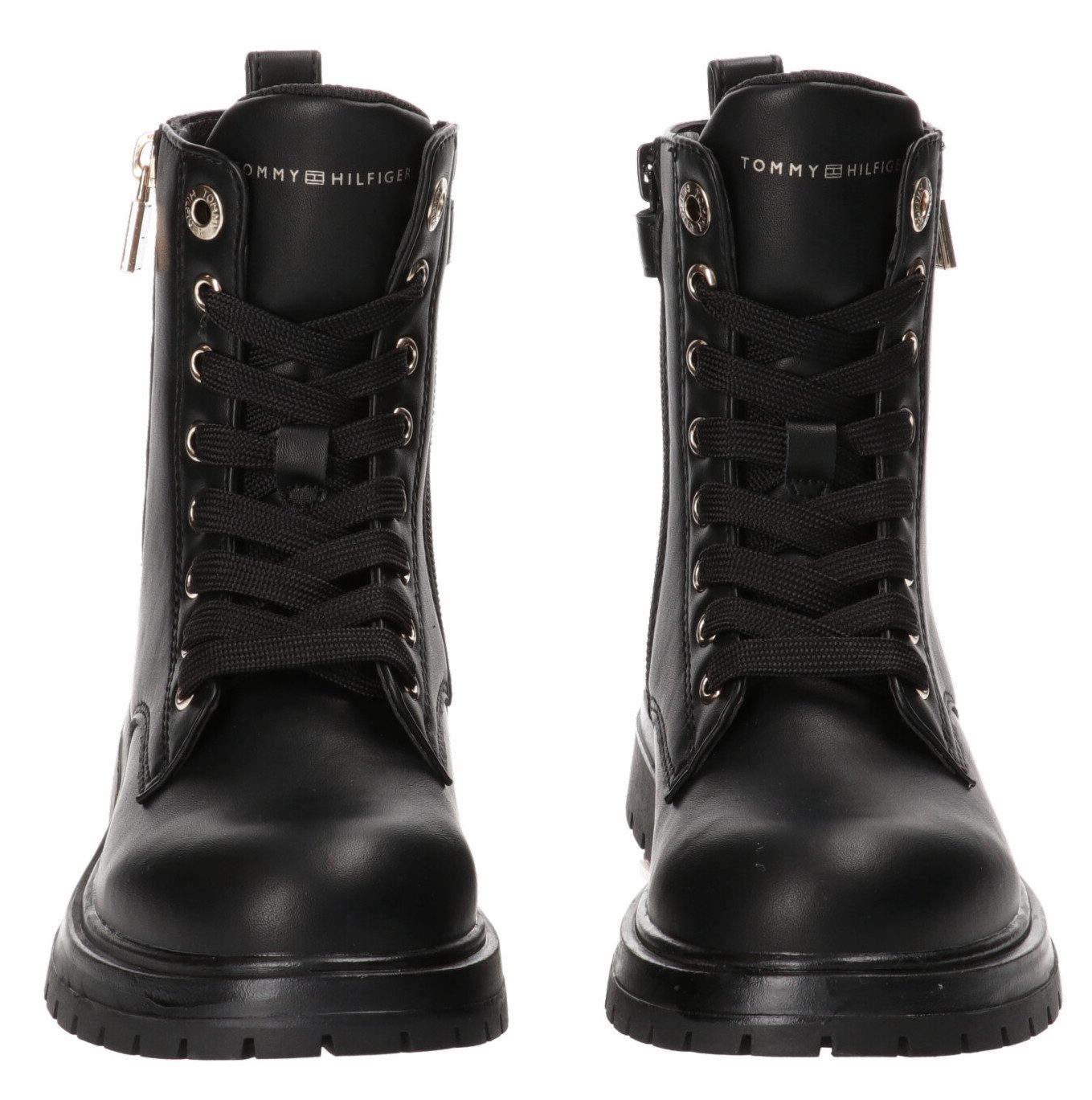 Tommy Hilfiger Veterschoenen chunky boots, plateaulaarzen, veterschoenen met hak