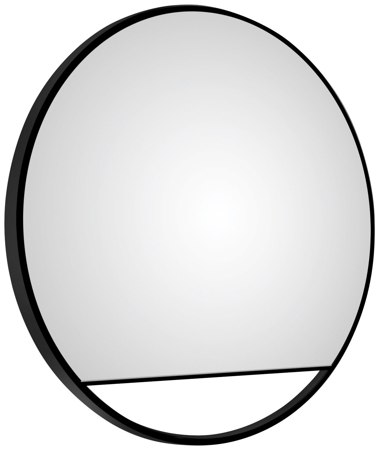 Talos Wandspiegel decoratieve ronde spiegel met aluminiumframe, ø 80 cm