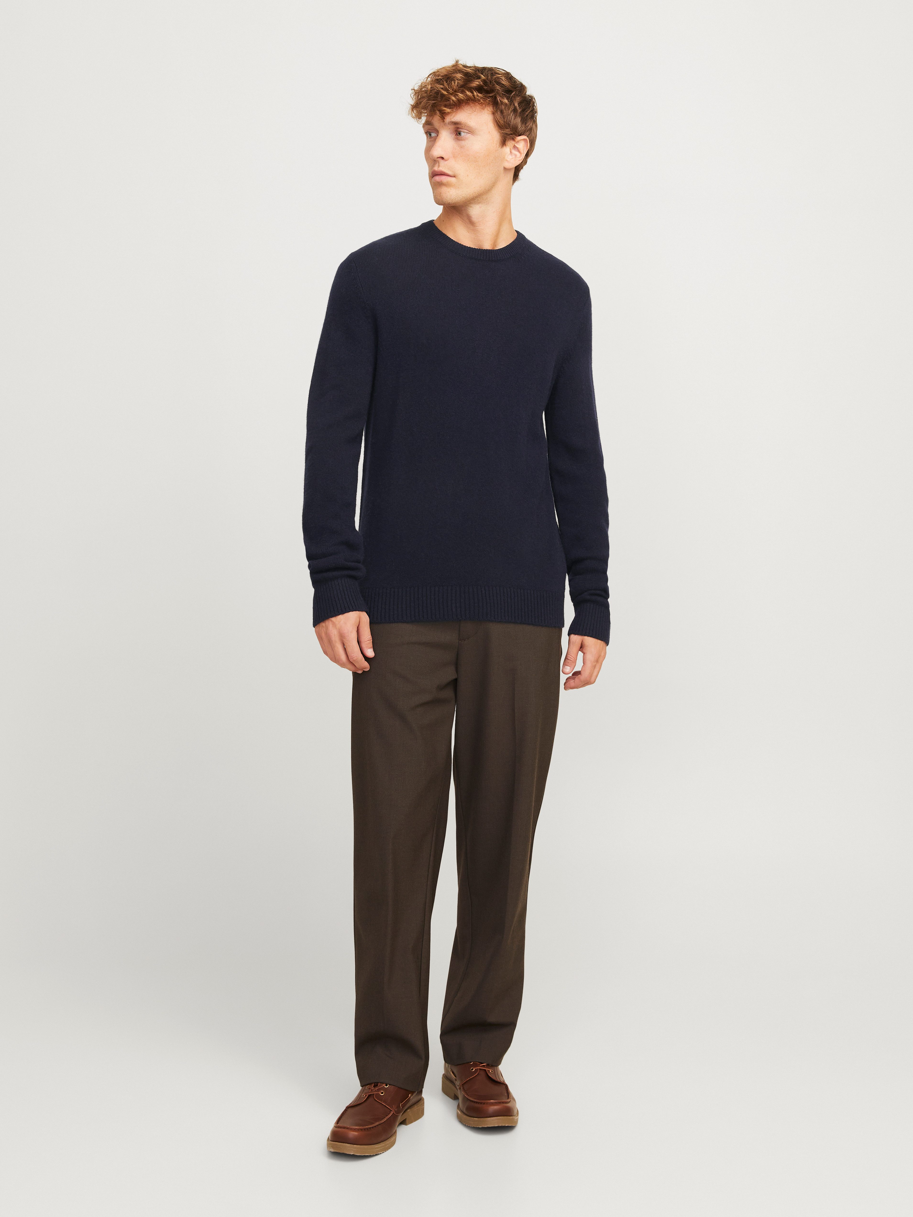 Jack & Jones Trui met ronde hals JPRBLULAMBSWOOL KNIT CREW NECK