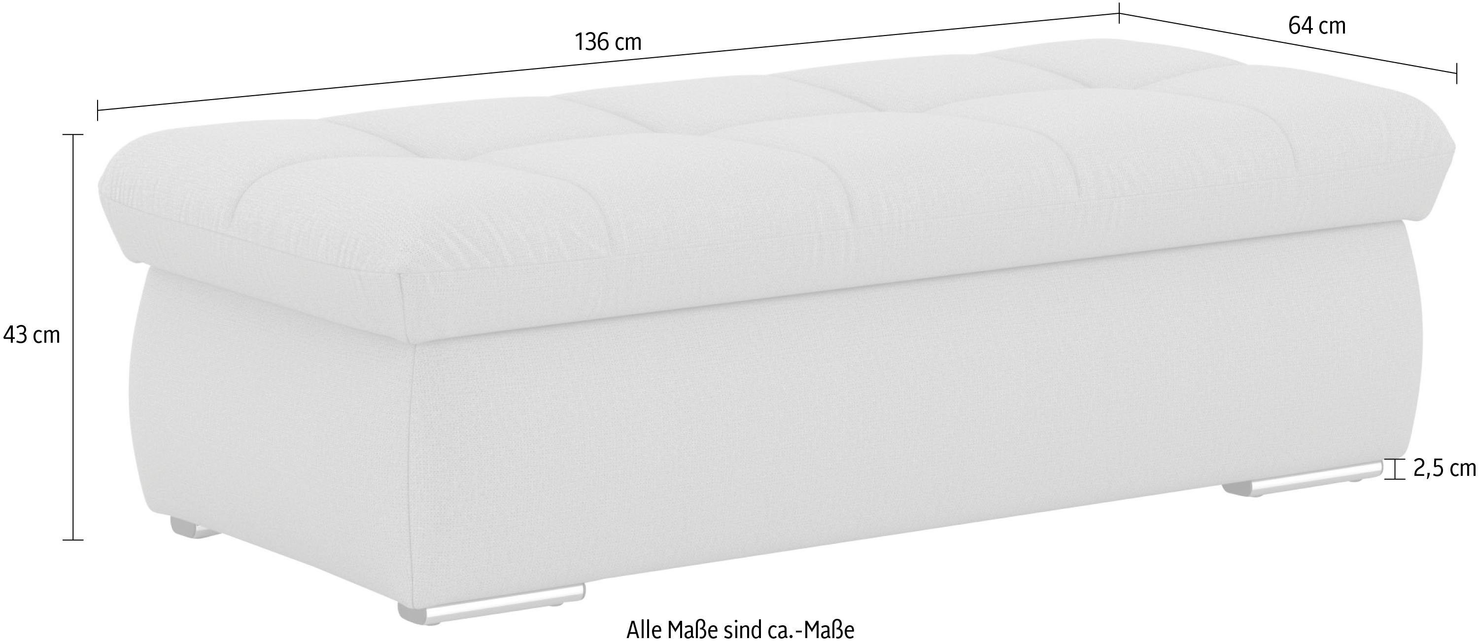DOMO collection Hocker Moric inclusief opbergruimte
