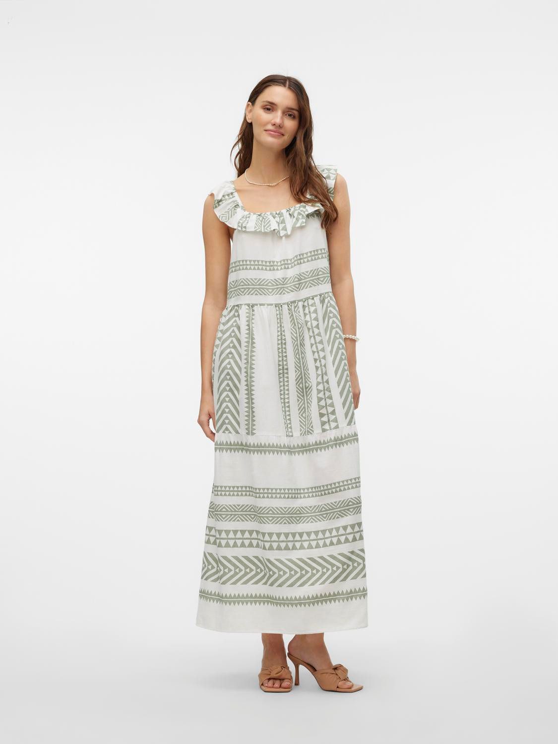 Vero Moda Maxi-jurk VMDICTHE SL ANKLE DRESS WVN GA