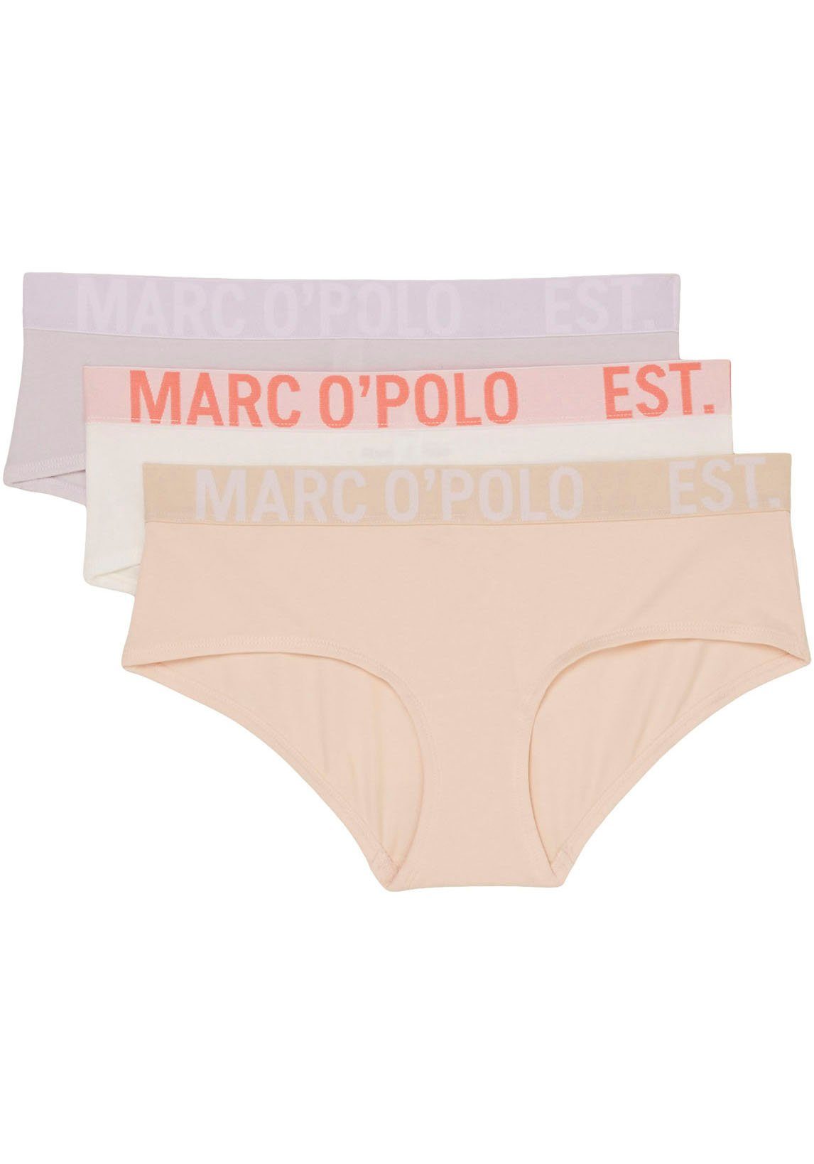 Marc O'Polo Hipster met logoband (Set van 3)