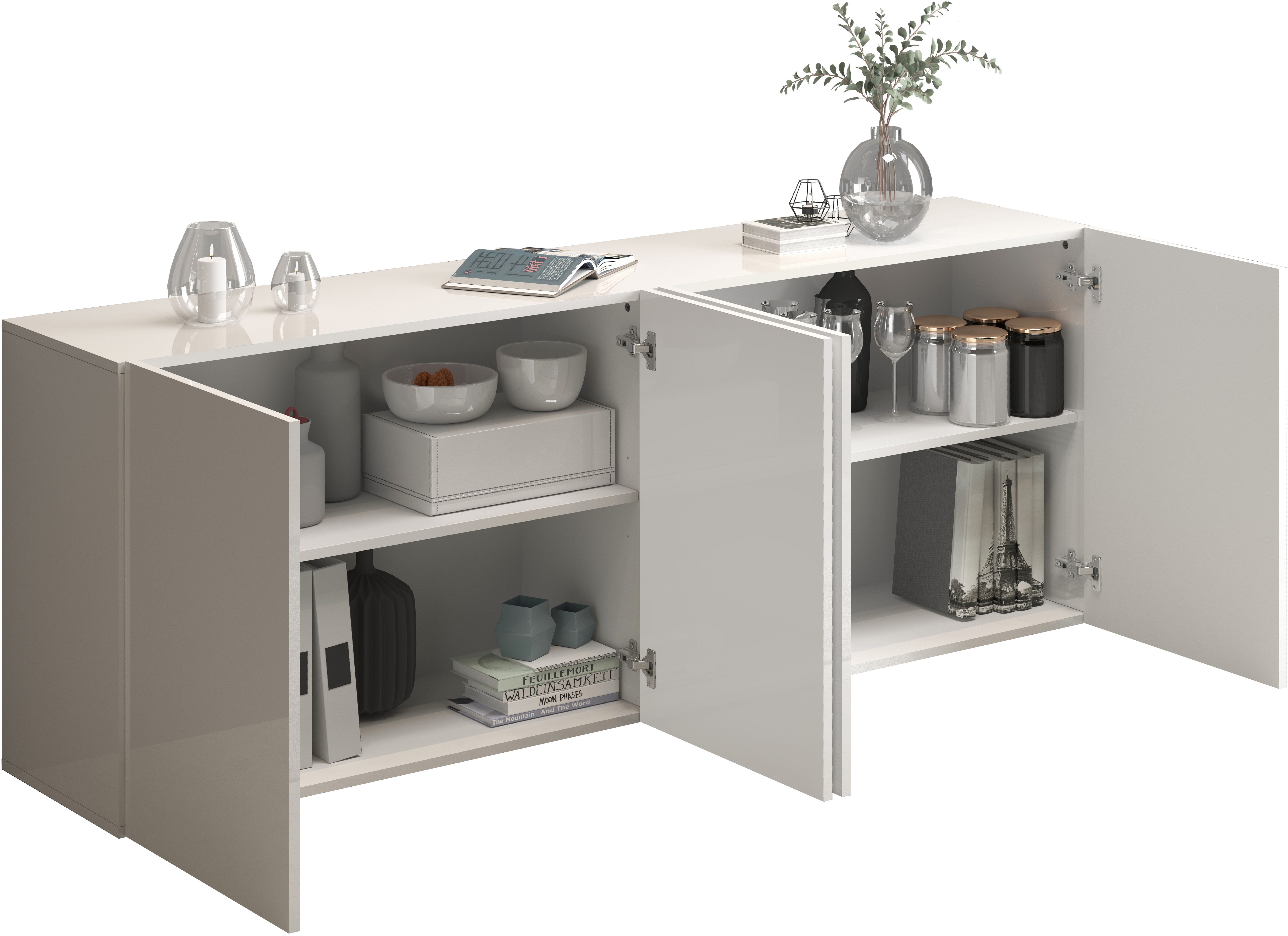 INOSIGN Dressoir Egypt, Ladekast, Kast, Buffet, greeploos