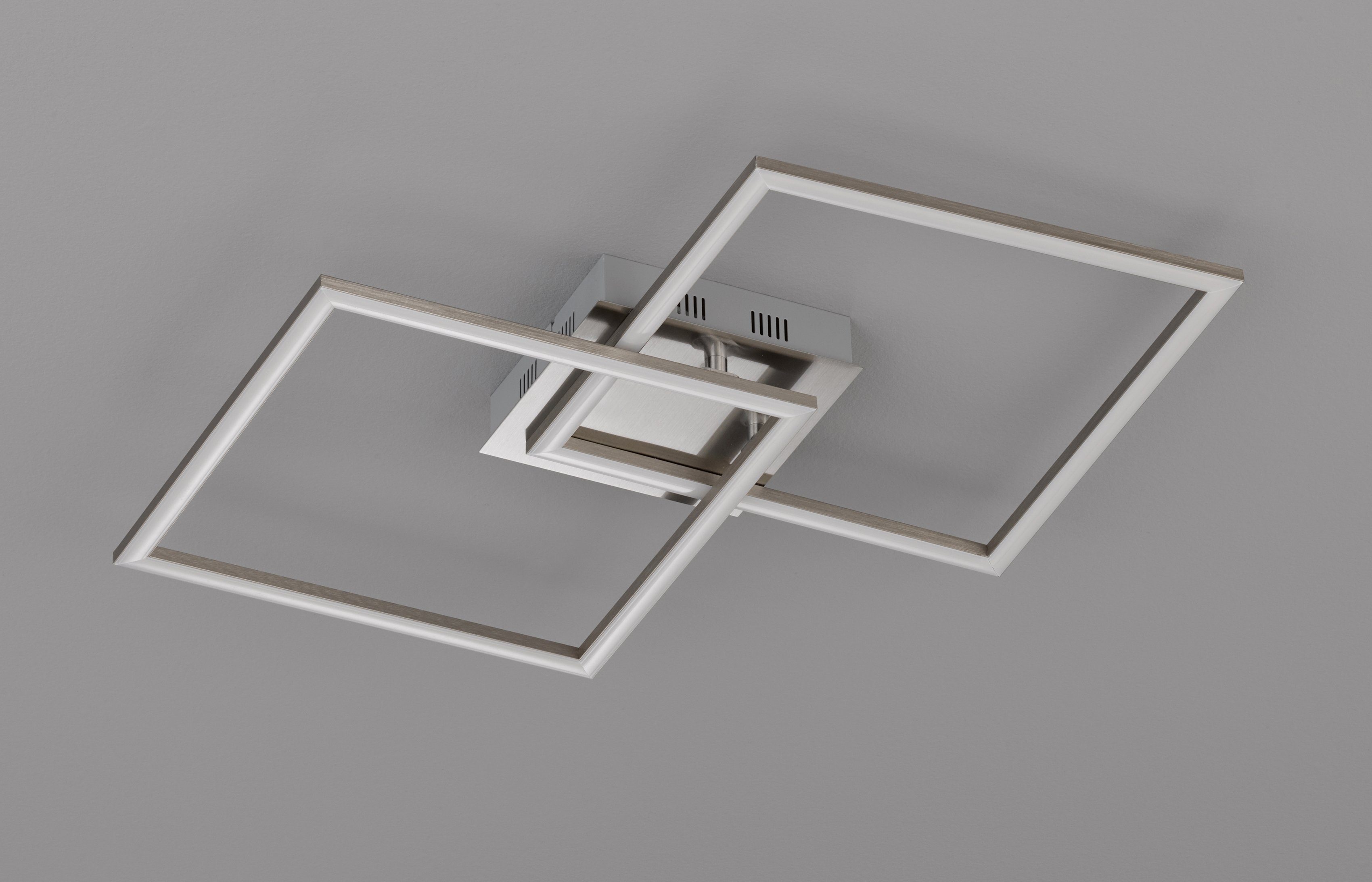 EGLO Led-plafondlamp Palmaves Plafondlamp wit, met afstandsbediening, nachtlicht, dimbaar, lamp (1 stuk)