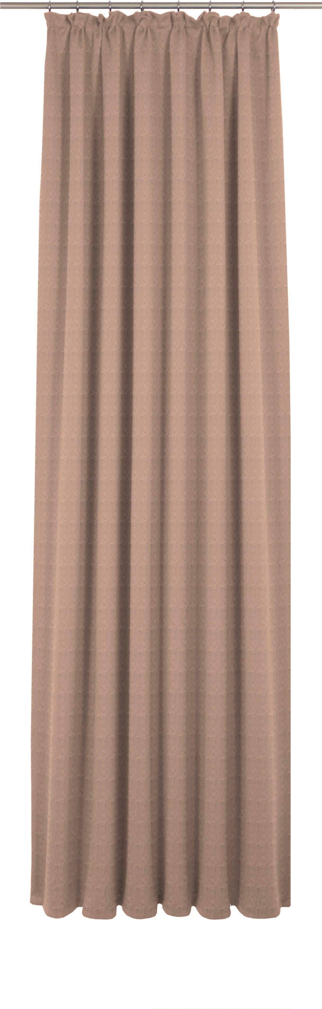 Wirth Gordijn Uni Collection (1 stuk) vitrage maat 142 cm x 275 cm beige
