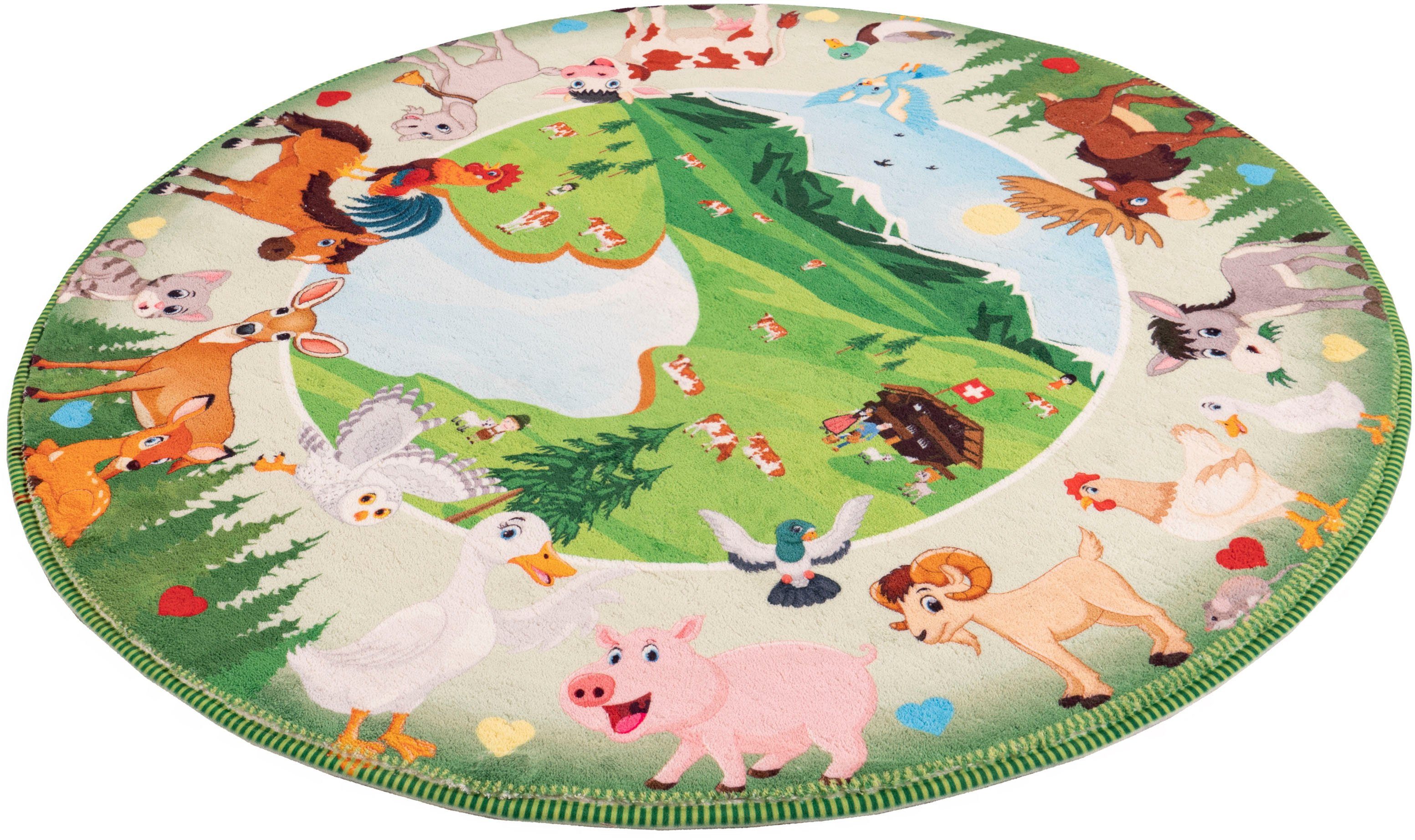 Obsession Kindervloerkleed My Juno 476 Speelkleed, motief dieren, kinderkamer