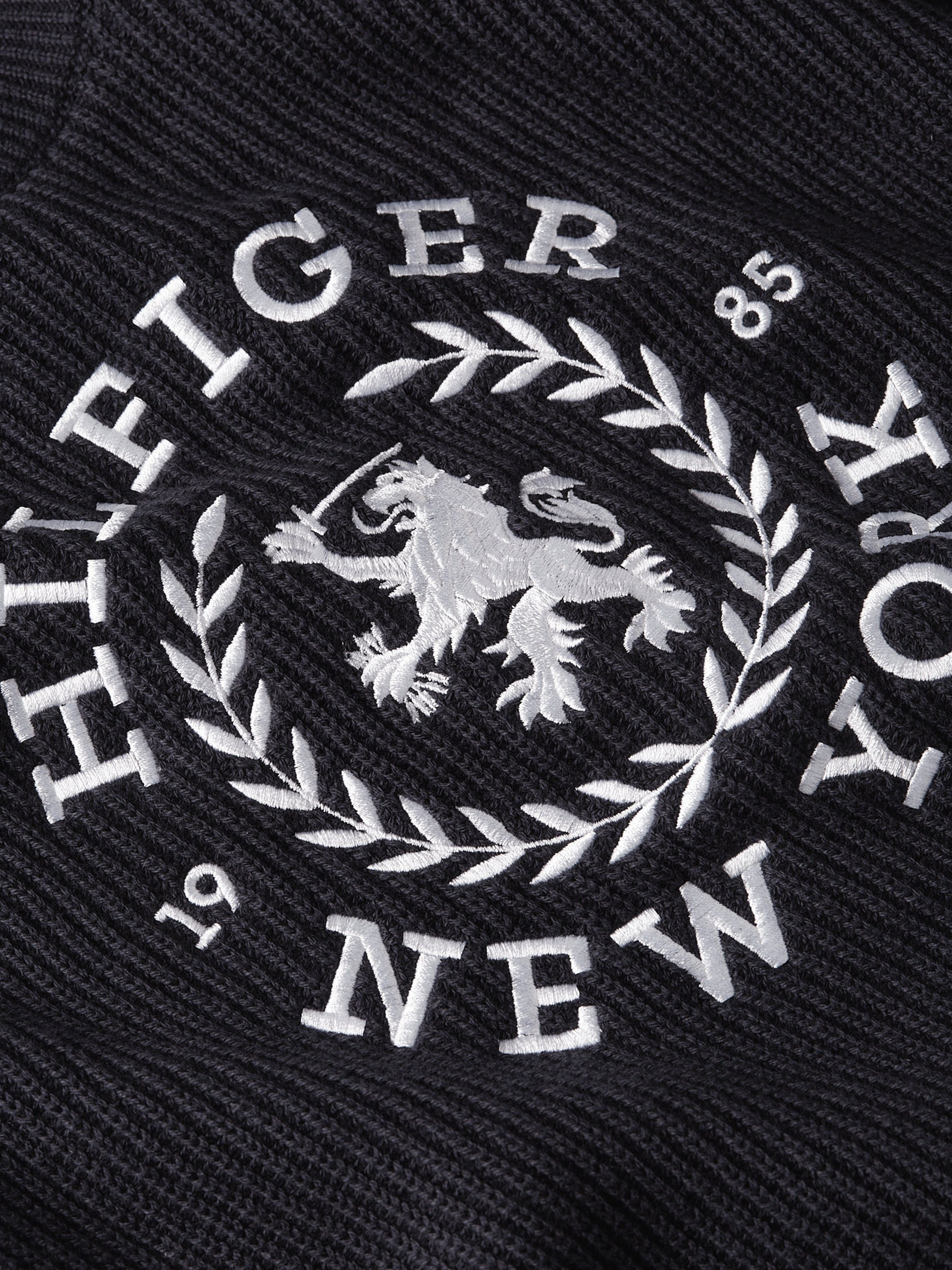 Tommy Hilfiger Trui met ronde hals met merklabel