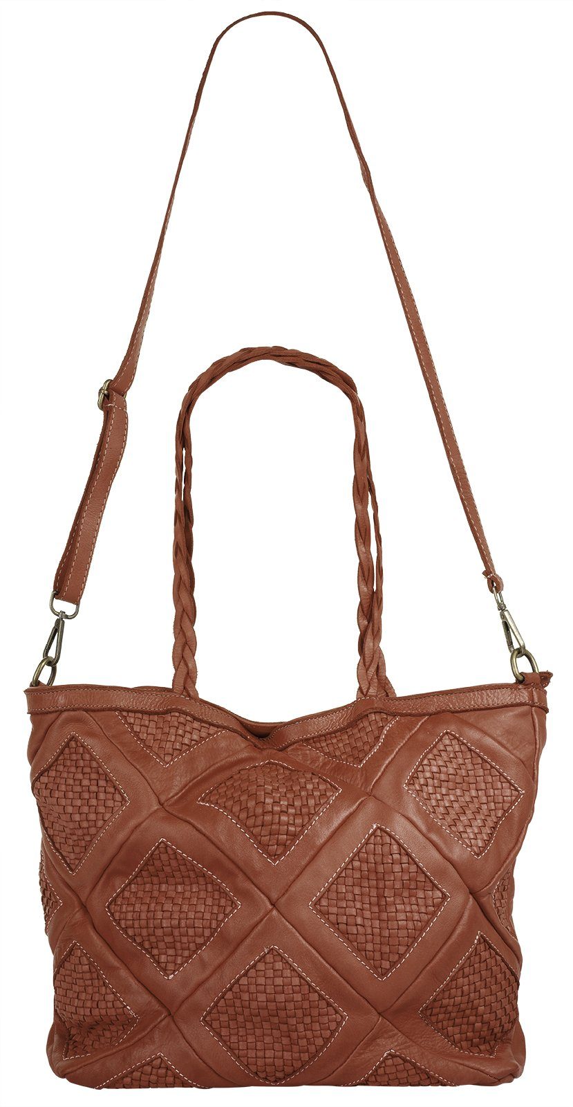 Samantha Look Shopper echt leer, made in italy