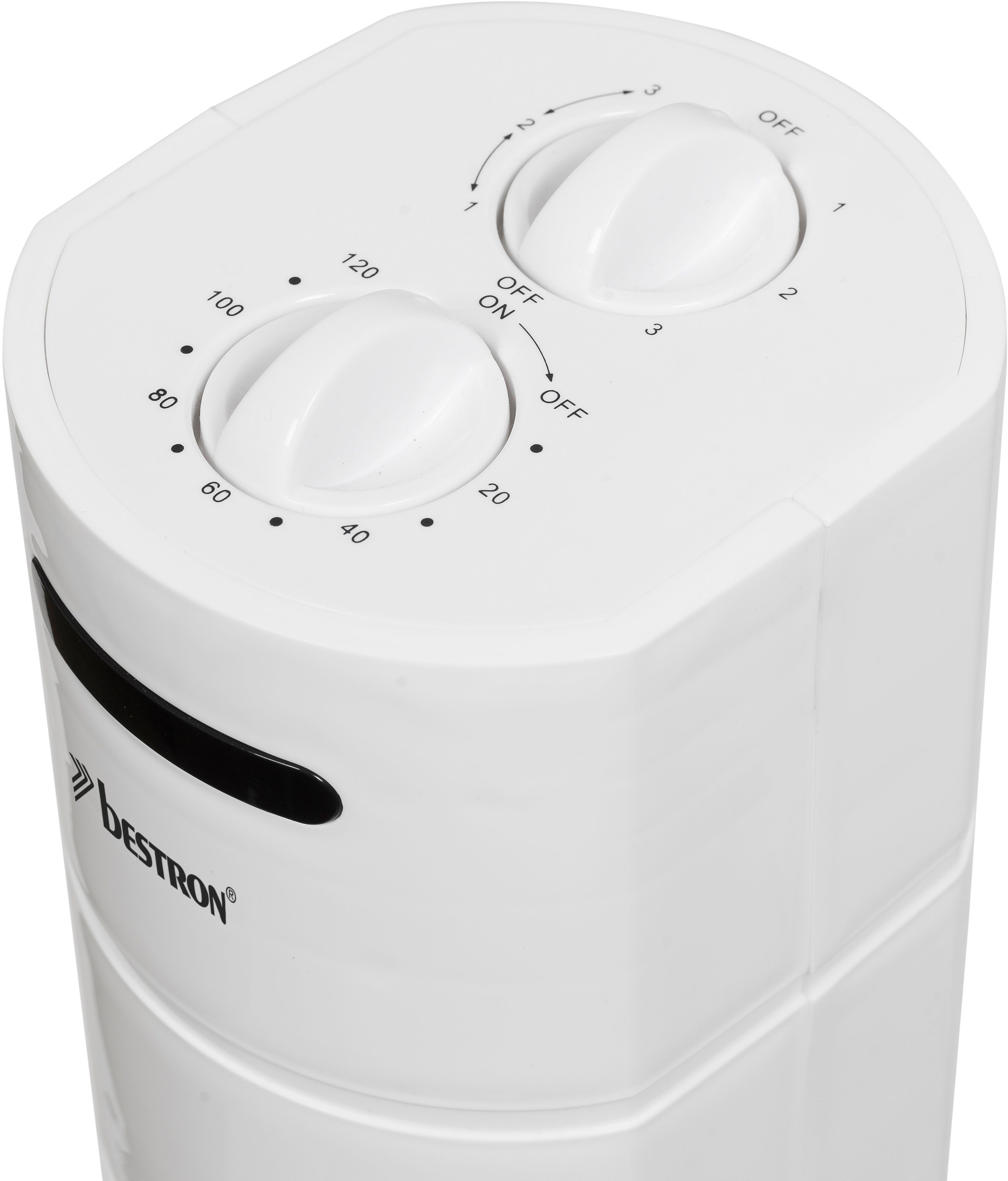 bestron Torenventilator Met draaifunctie Hoogte: 75 cm, 50 W, wit
