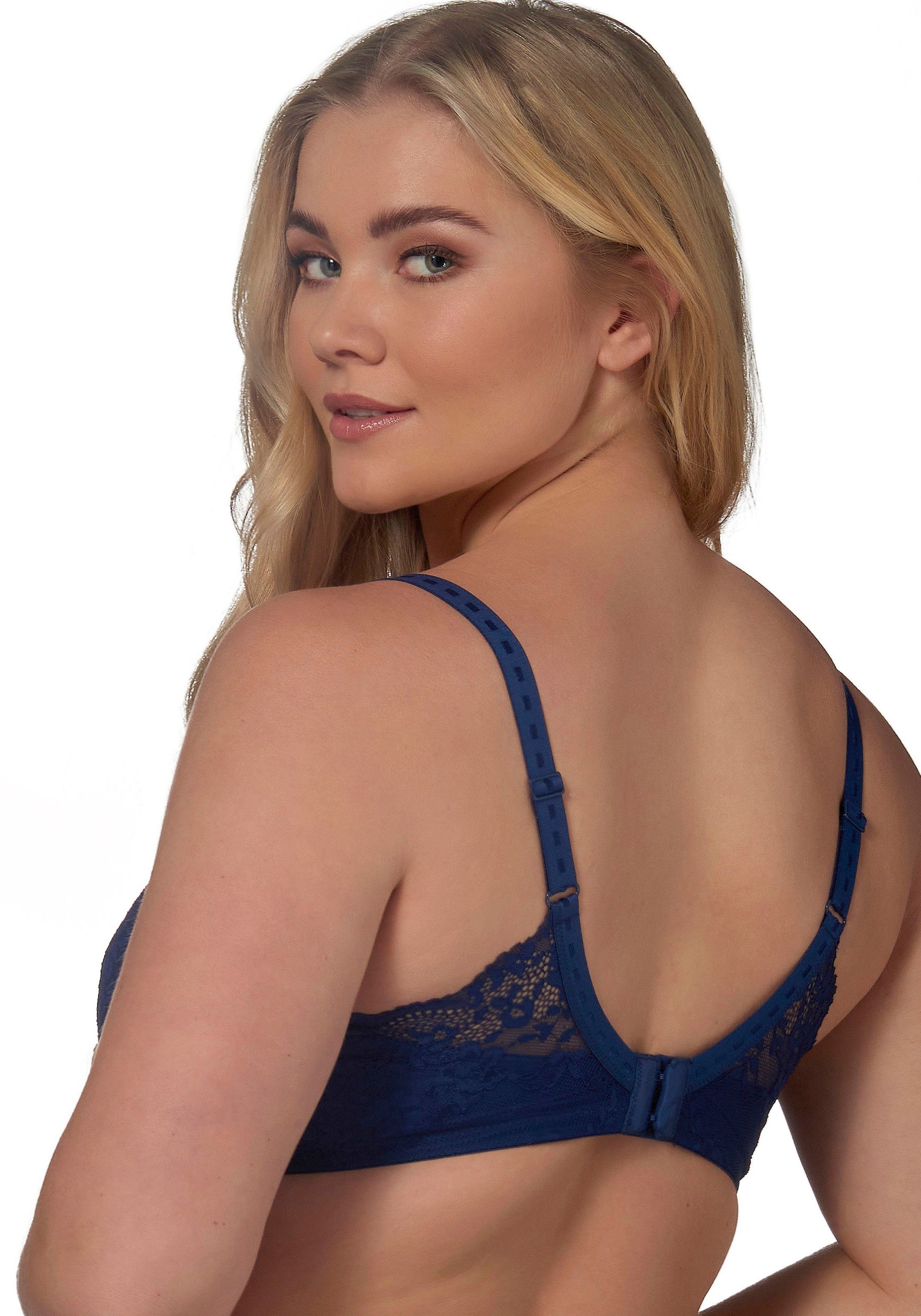 After Eden D-cup & up Beugel-bh LOIS met elegante kantdecoratie