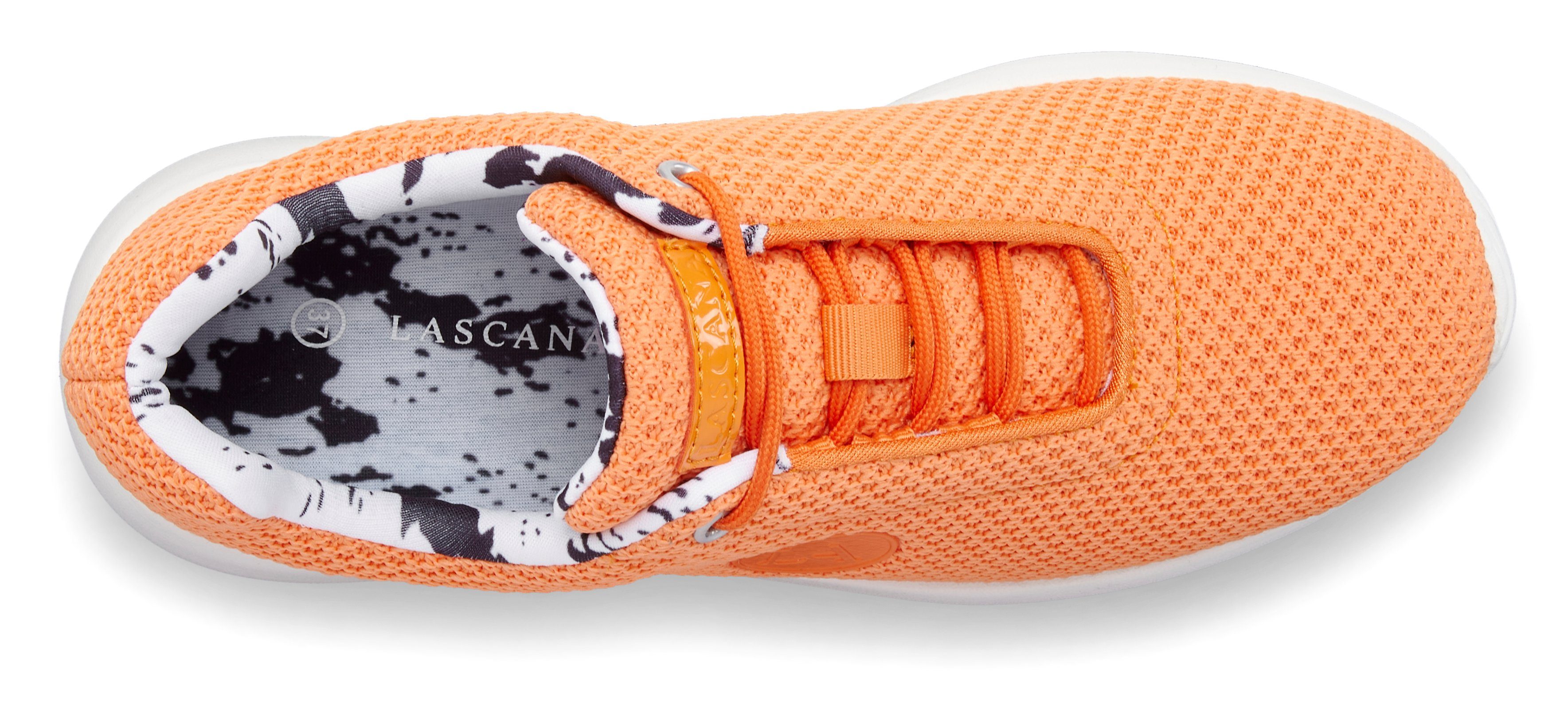 active by Lascana Sneakers met comfort-binnenzool, veterschoen, vrijetijdsschoen vegan