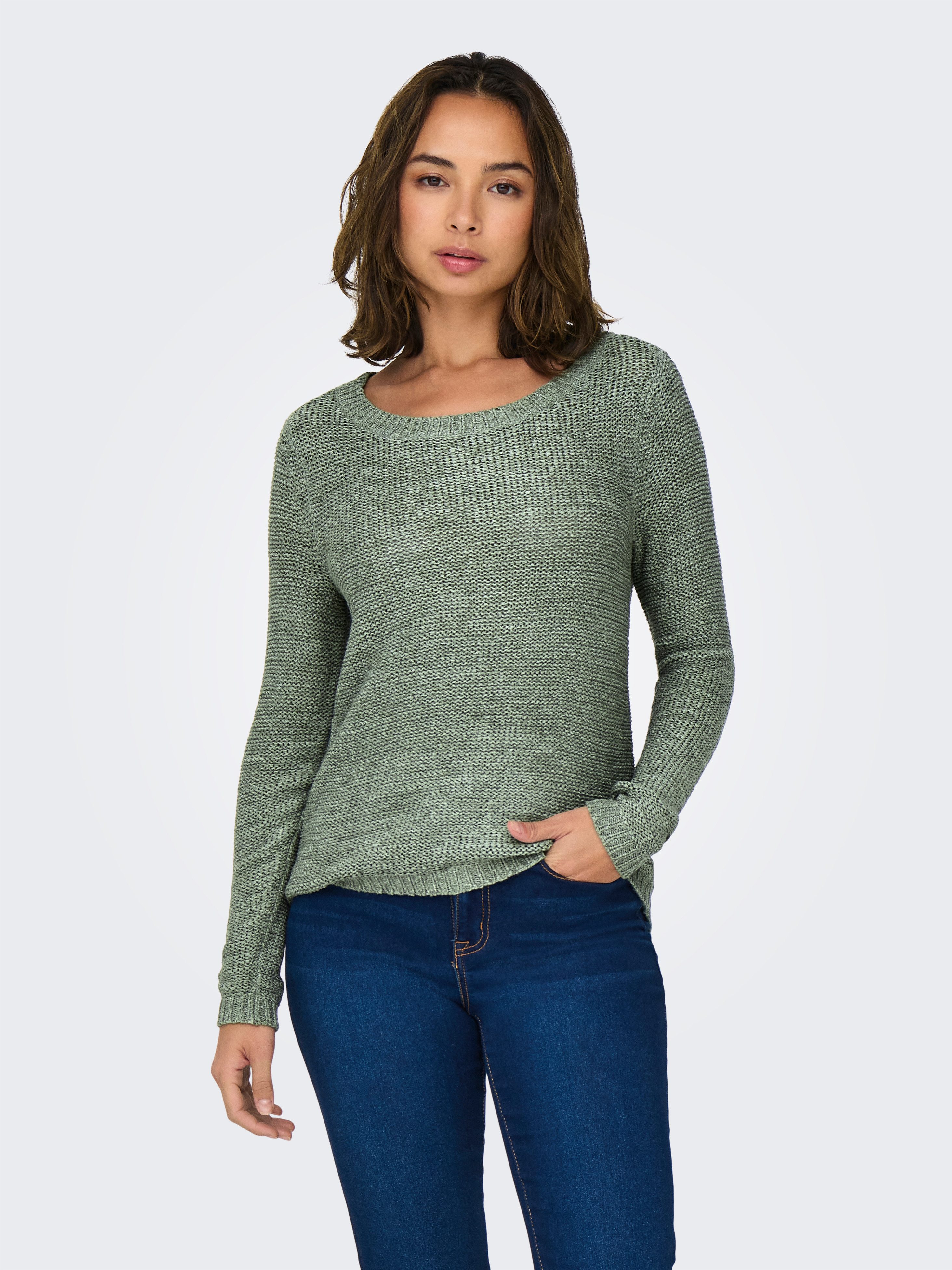 Only Gebreide trui ONLGEENA XO L S PULLOVER KNT NOOS